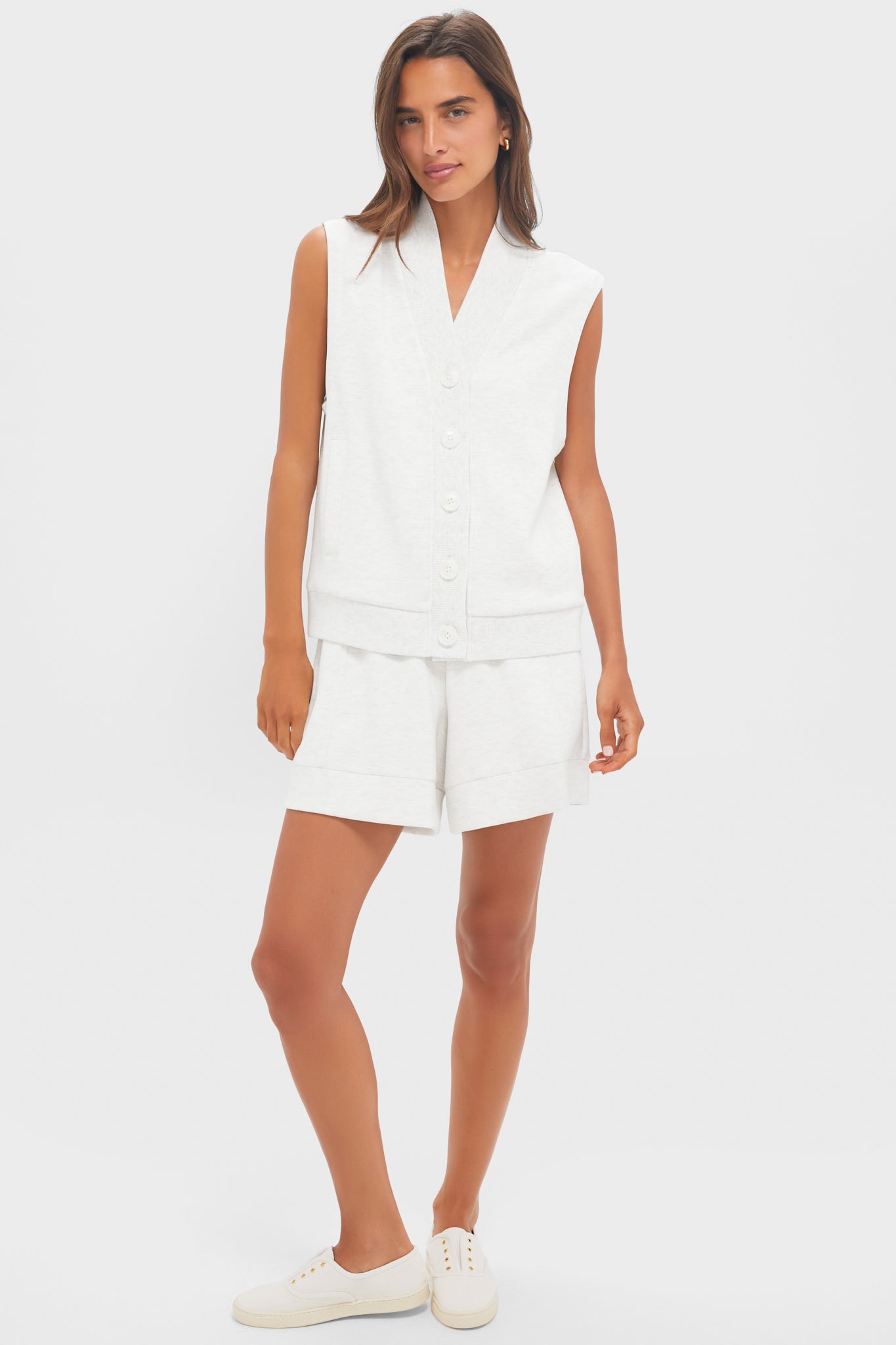 Ivory Marl Alder High Rise Short