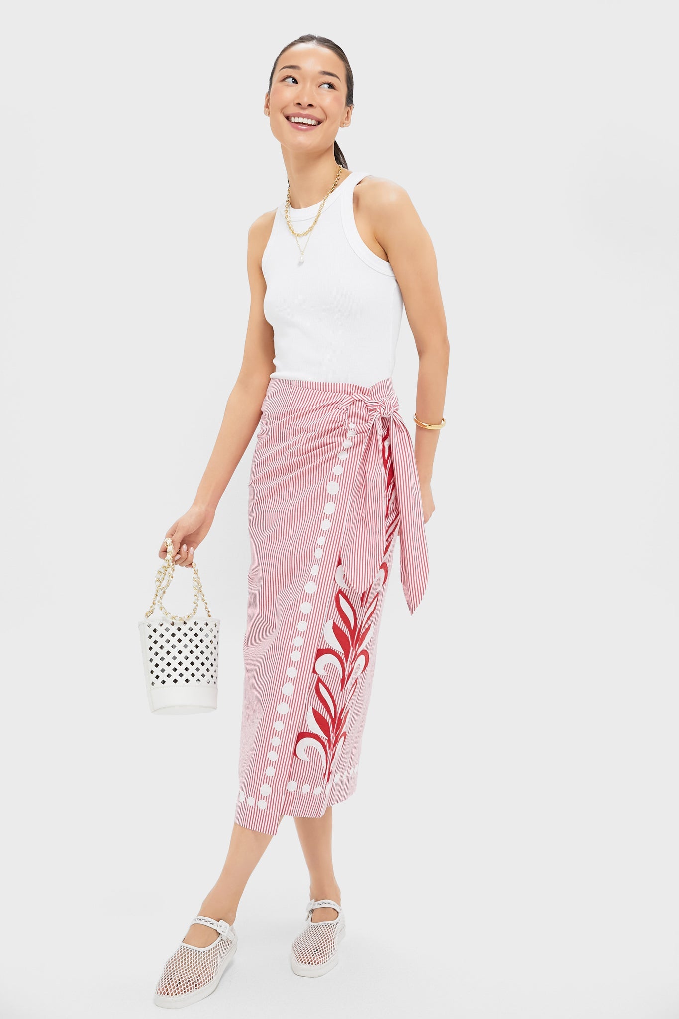 White Netted Mesh Rita Mary Janes