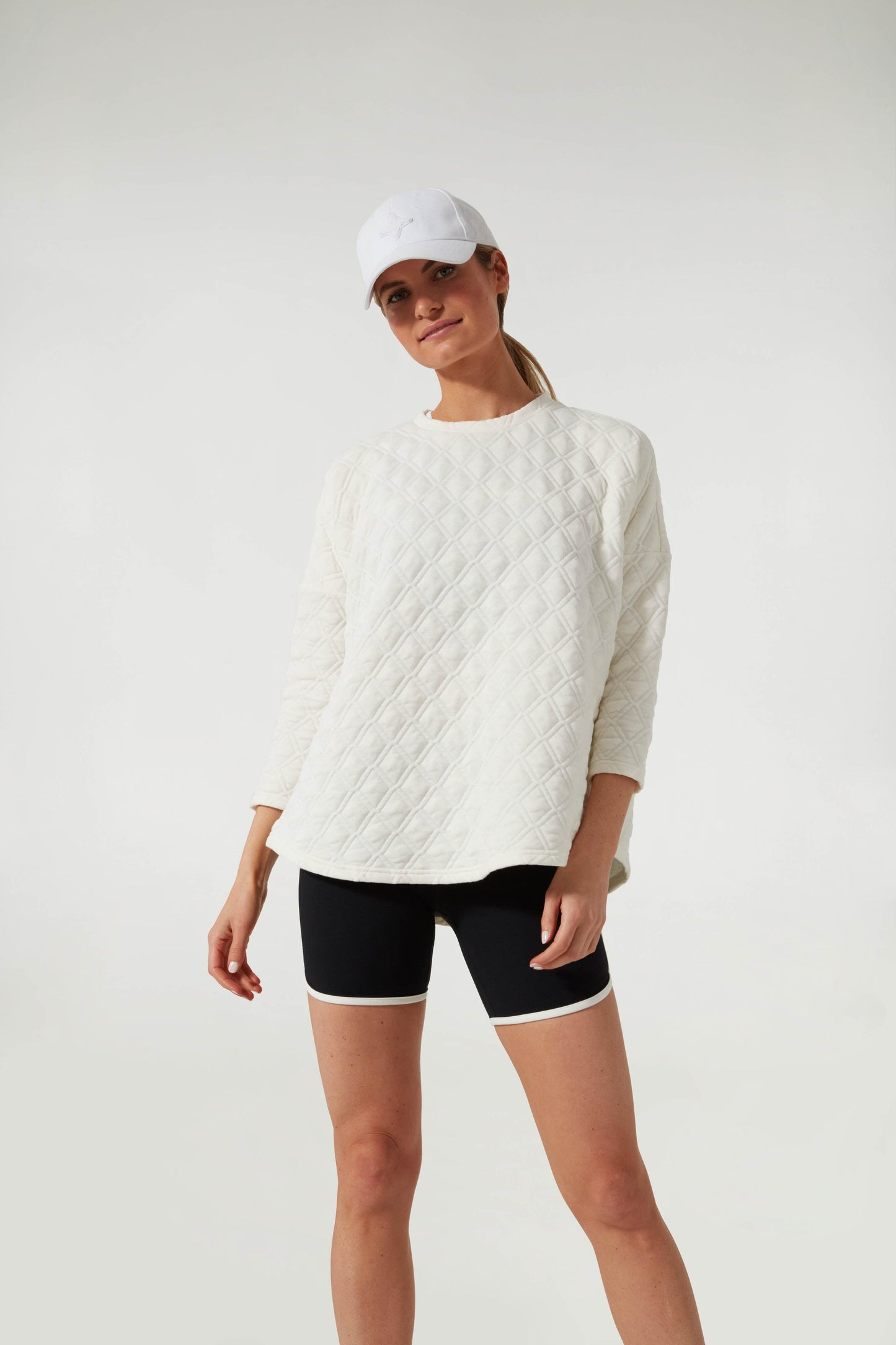 White Ally Swing Sweatshirt