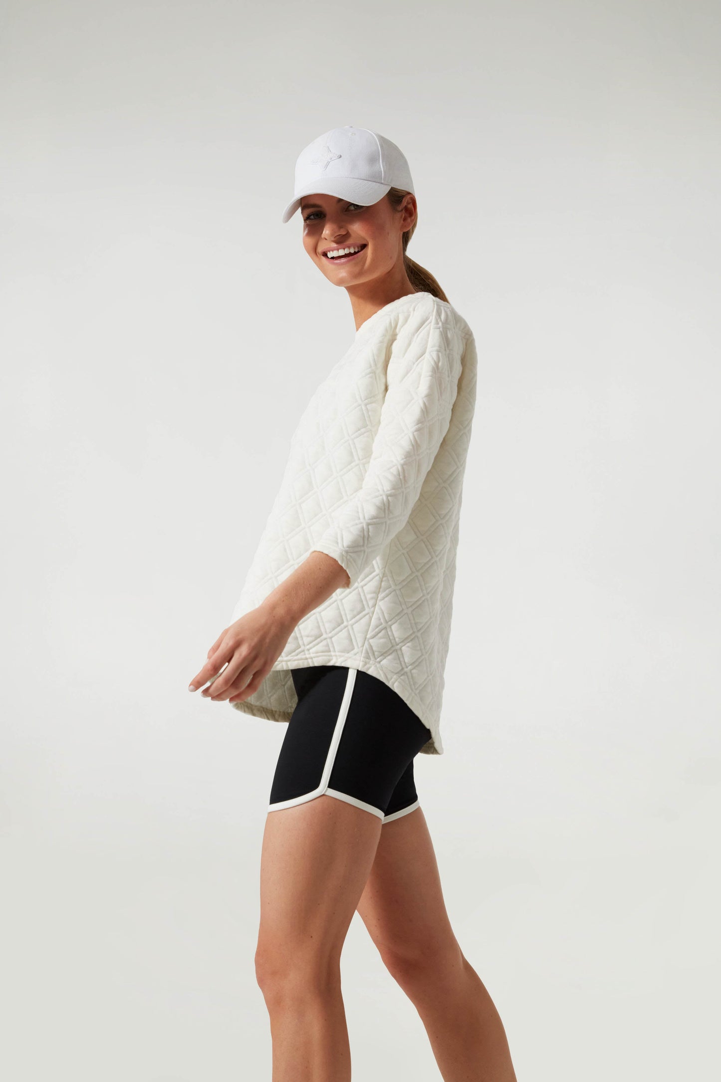 White Ally Swing Sweatshirt
