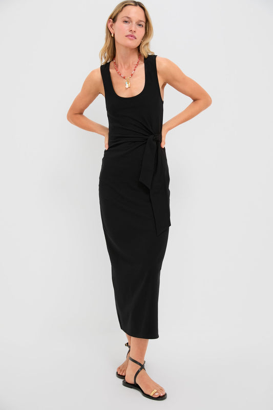 Black Uri Twist Dress