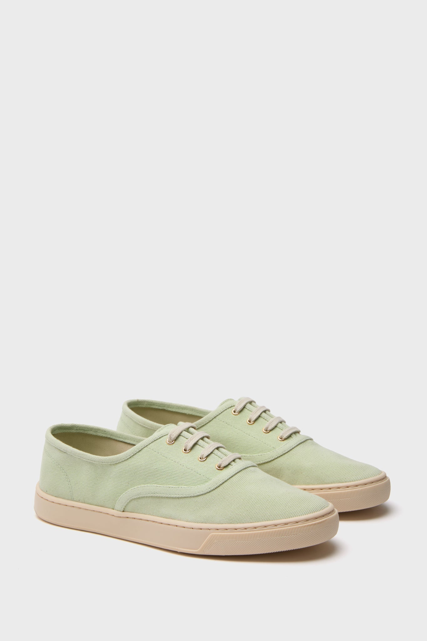 Pistachio Canvas Bea Sneakers