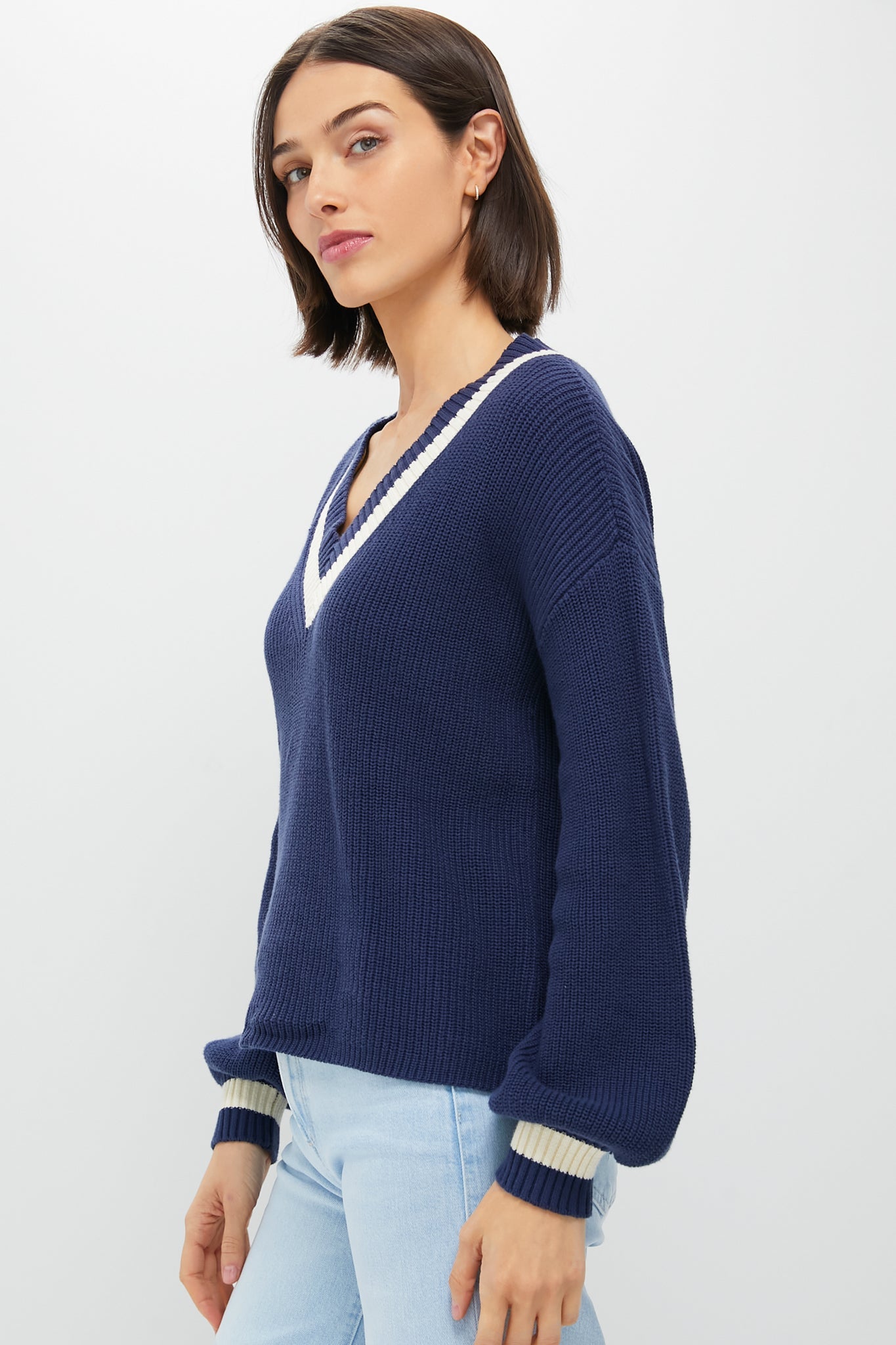 Washed Navy Ashe Sweater