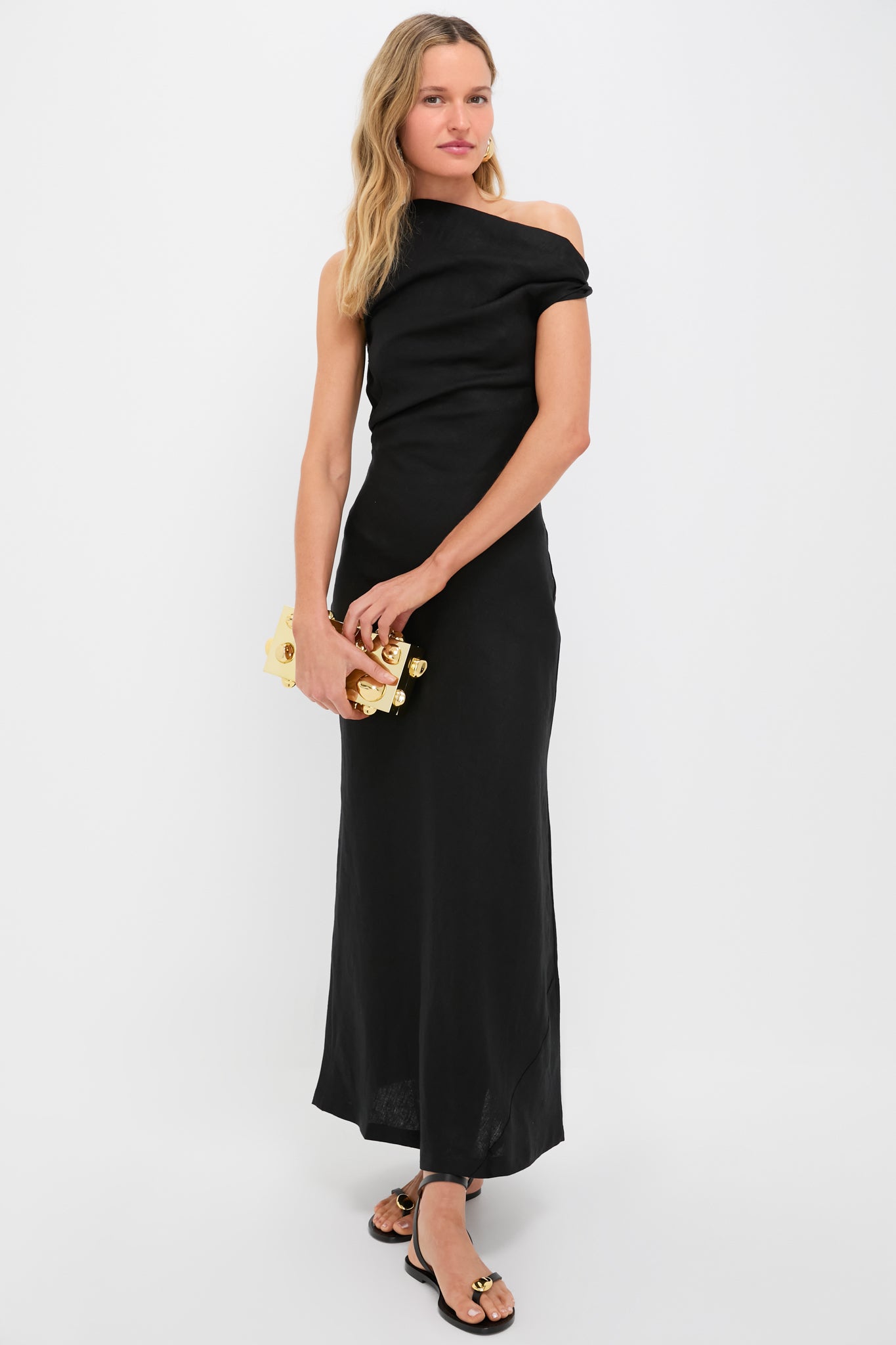 Black Suis Midi Dress