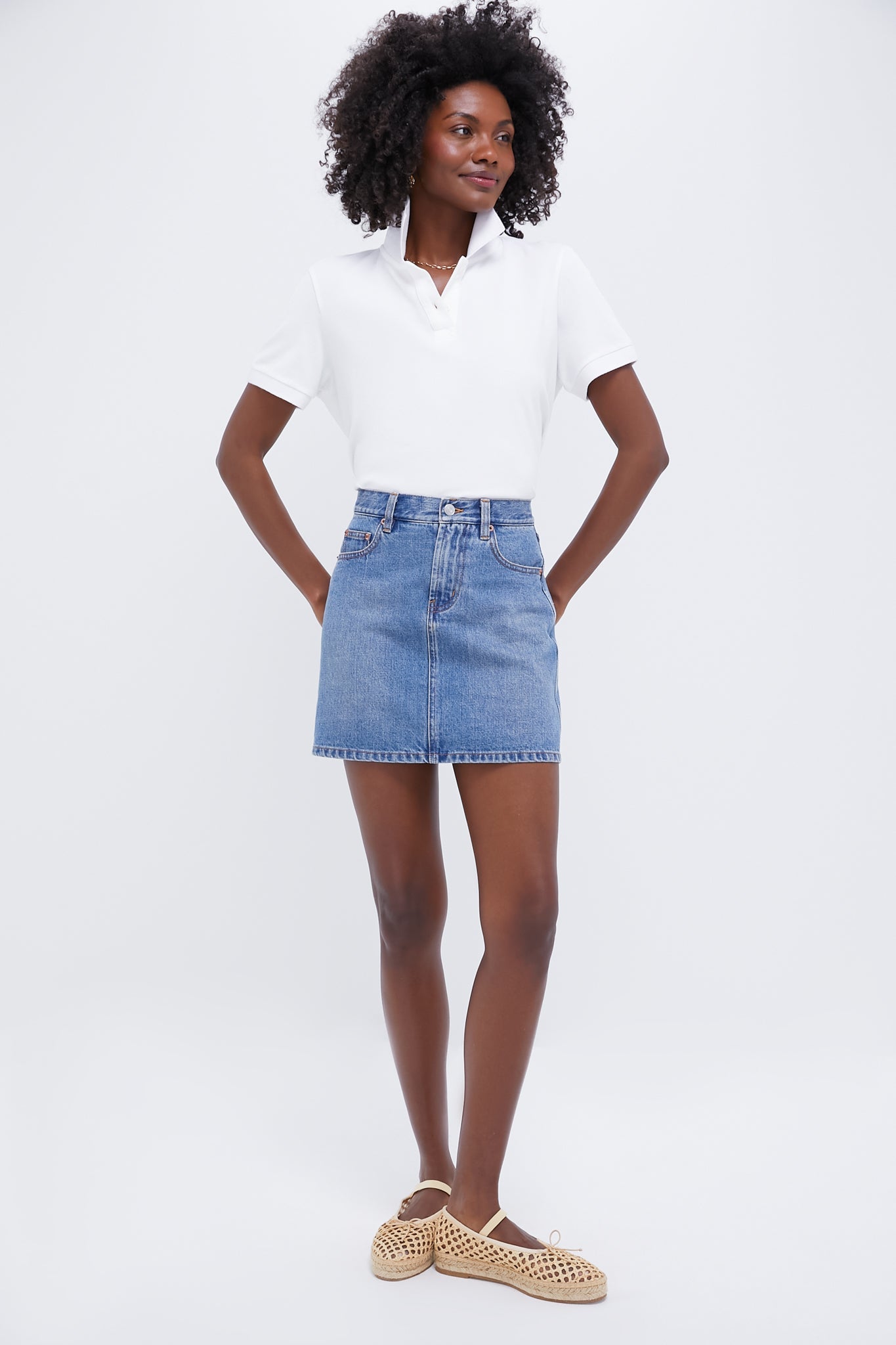 White Pique Murray Classic Polo