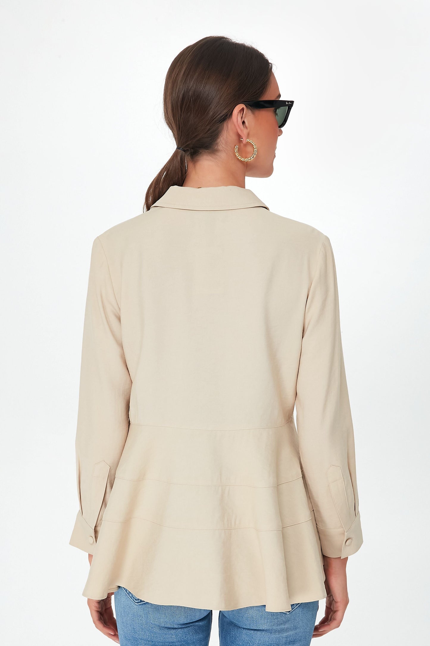 Tan Ashlen Blouse