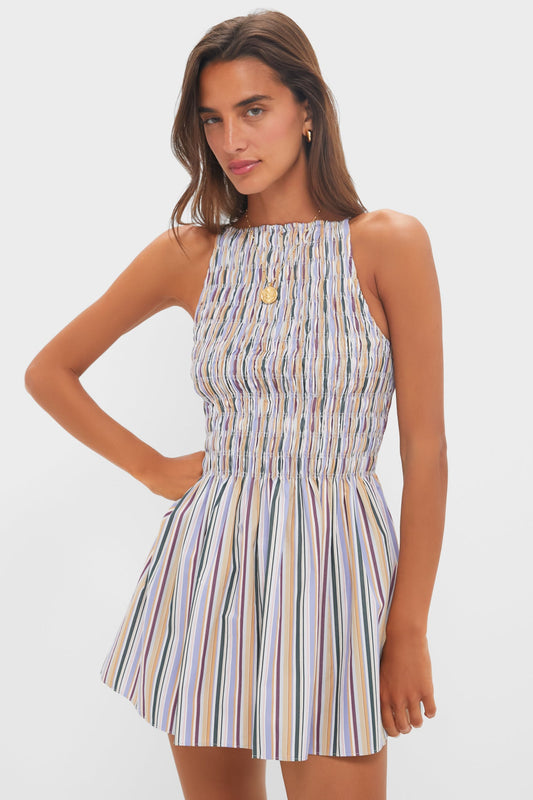 Sifnos Stripe Laia Mini Dress