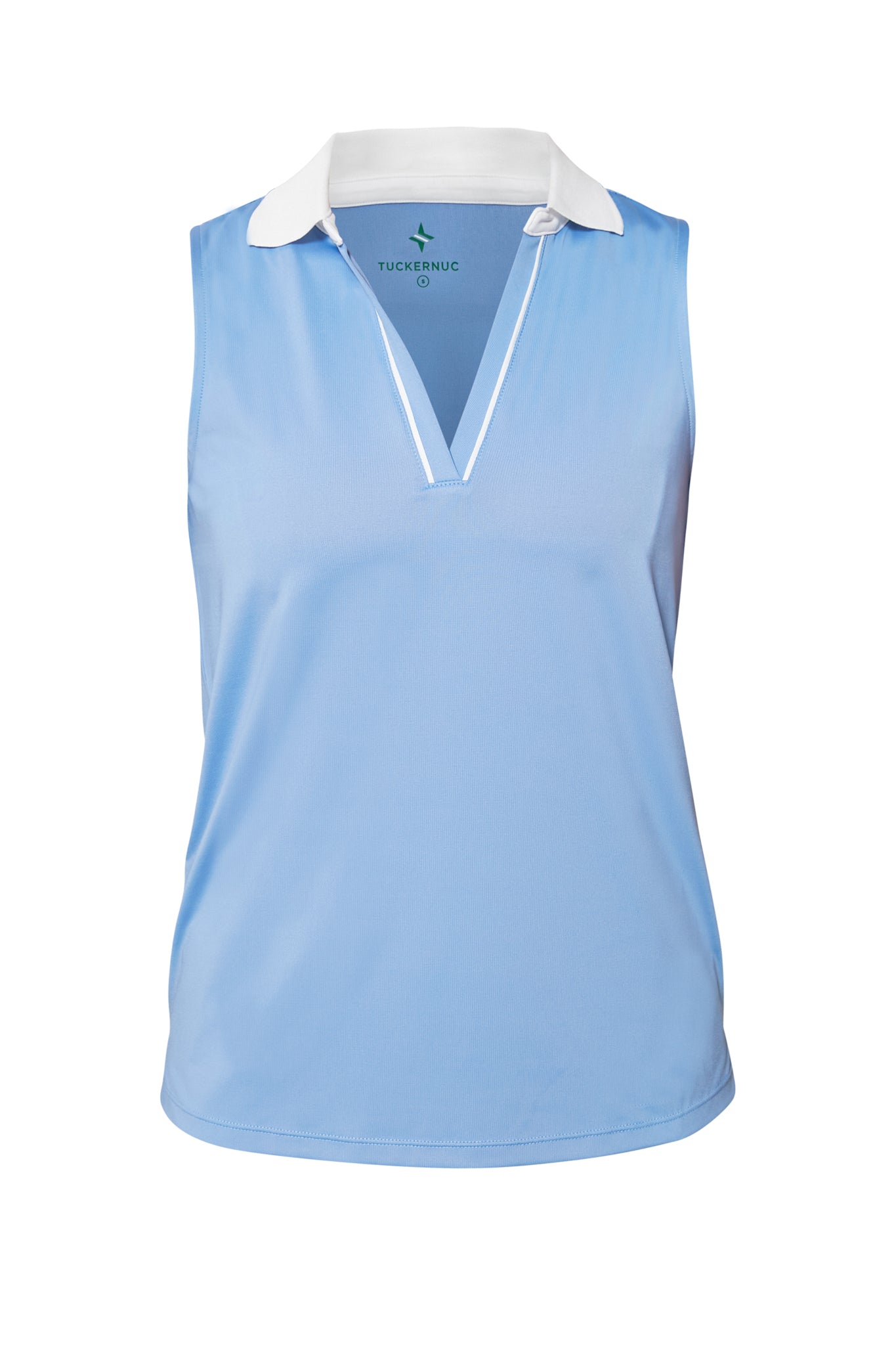 Boogie Down Blue Sleeveless Caroline Polo