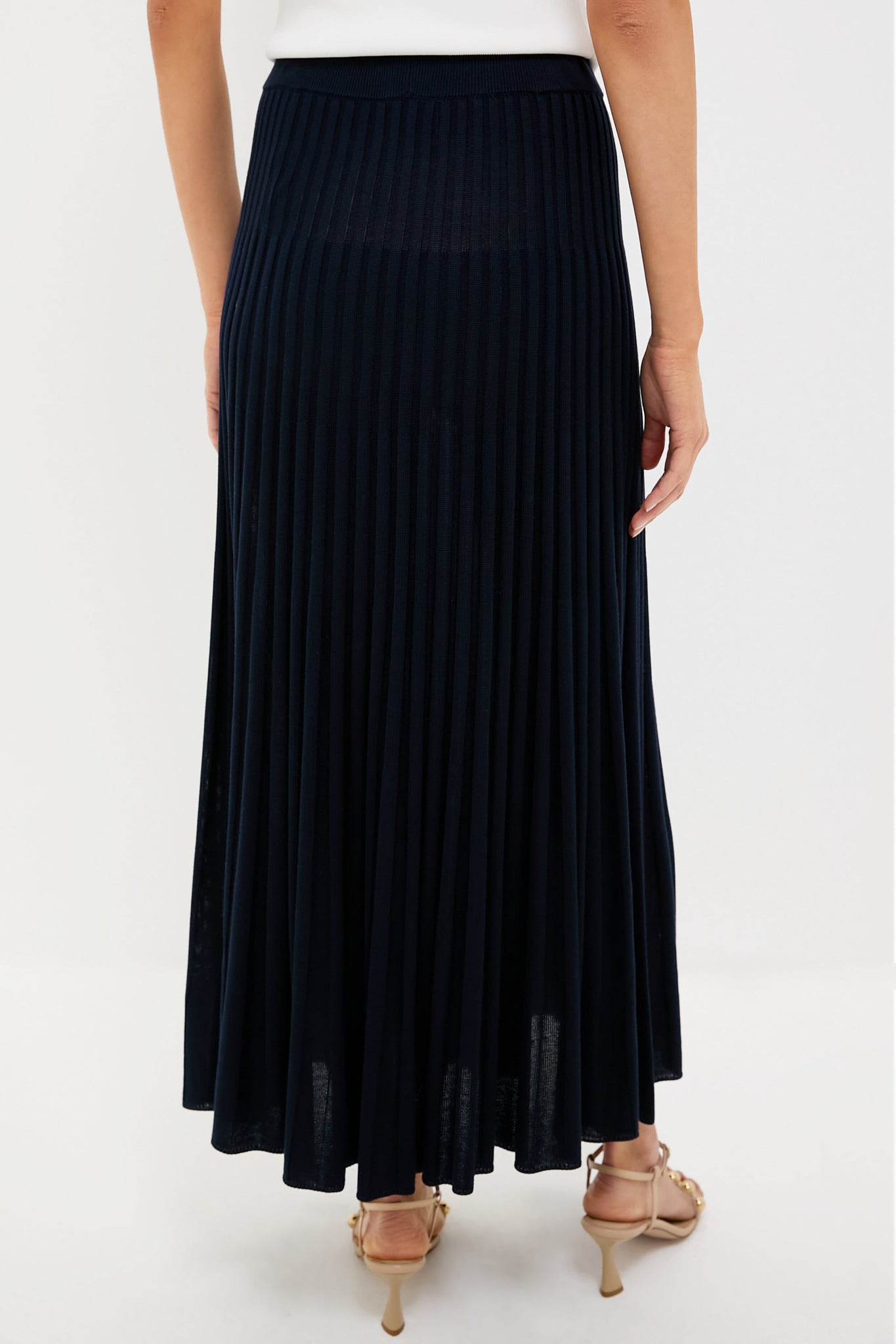 Navy Knit Kenley Skirt