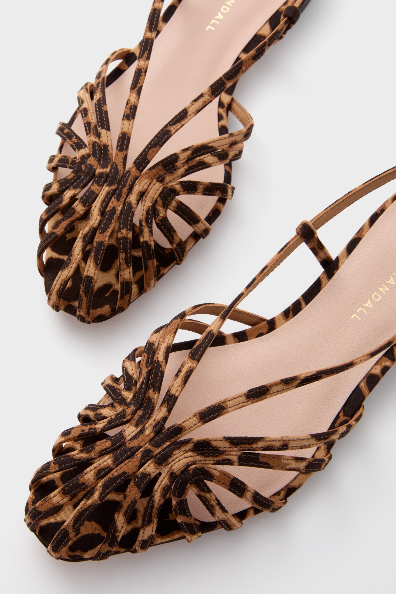 Leopard Faux Suede Devon Flats