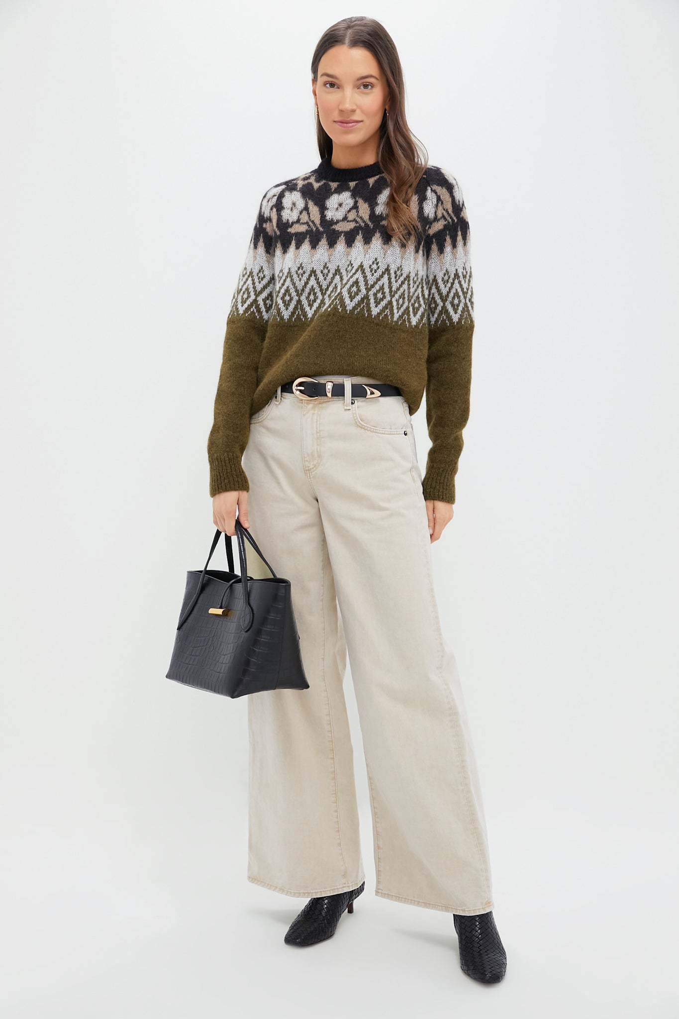 Ecru Atomic Wide Leg