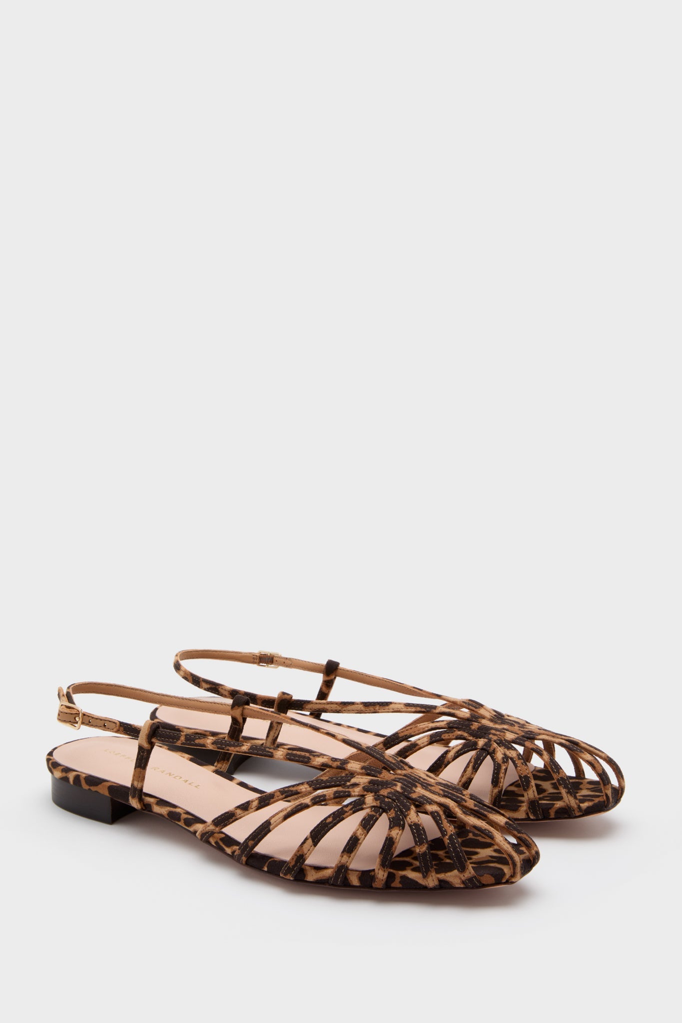 Leopard Faux Suede Devon Flats