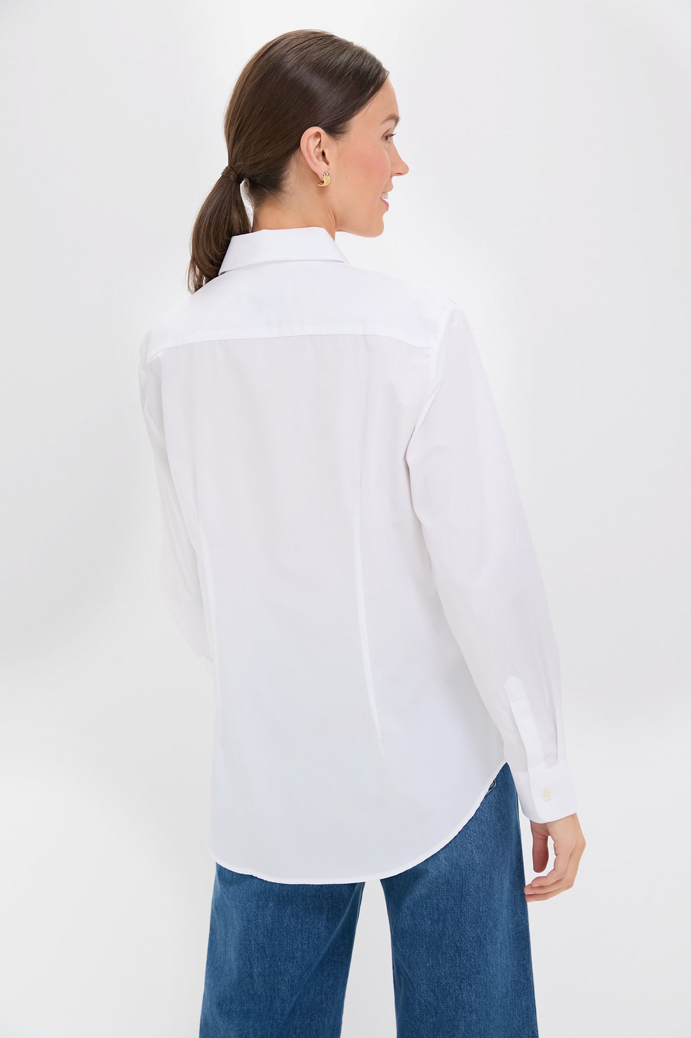 White Oxford Boyfriend Shirt