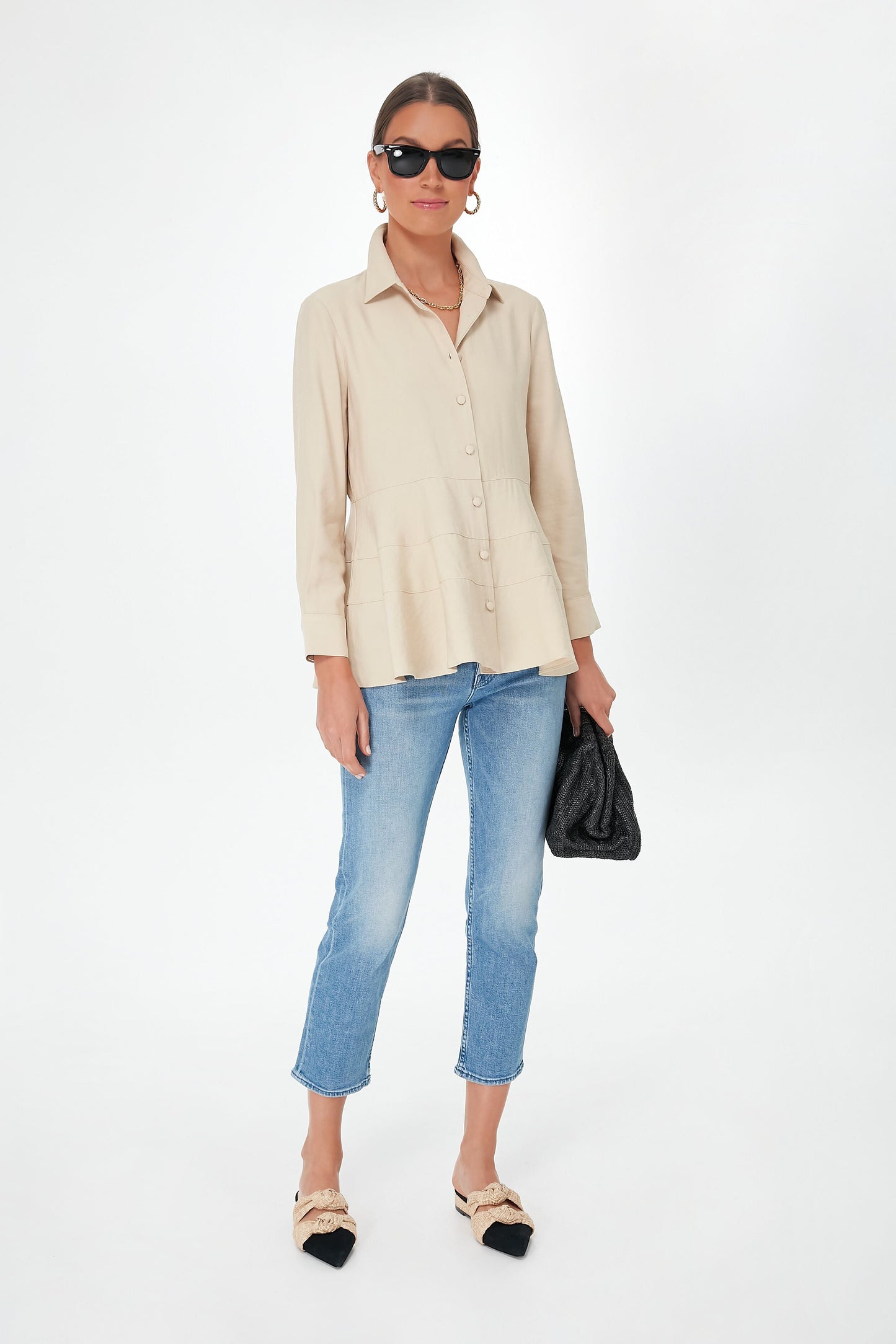 Tan Ashlen Blouse
