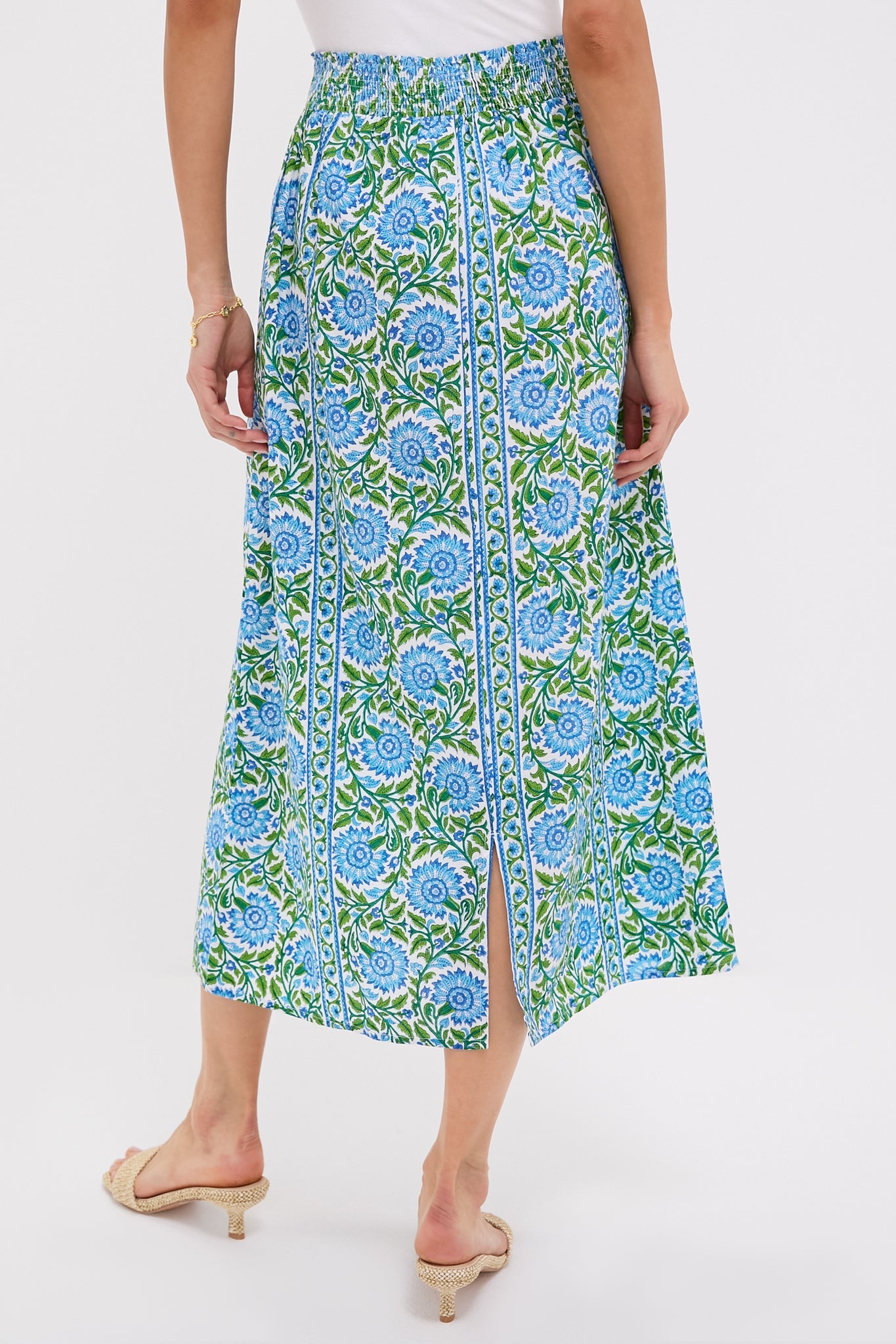 Peacock Border Freya Skirt