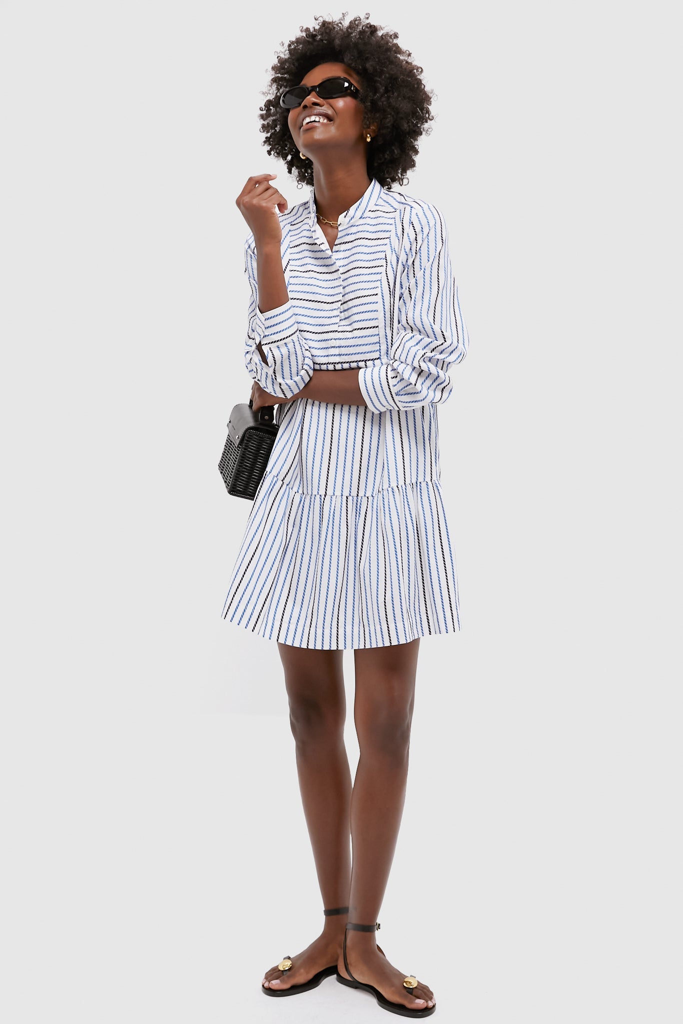 High Tide Jacquard Stripe Rory Dress