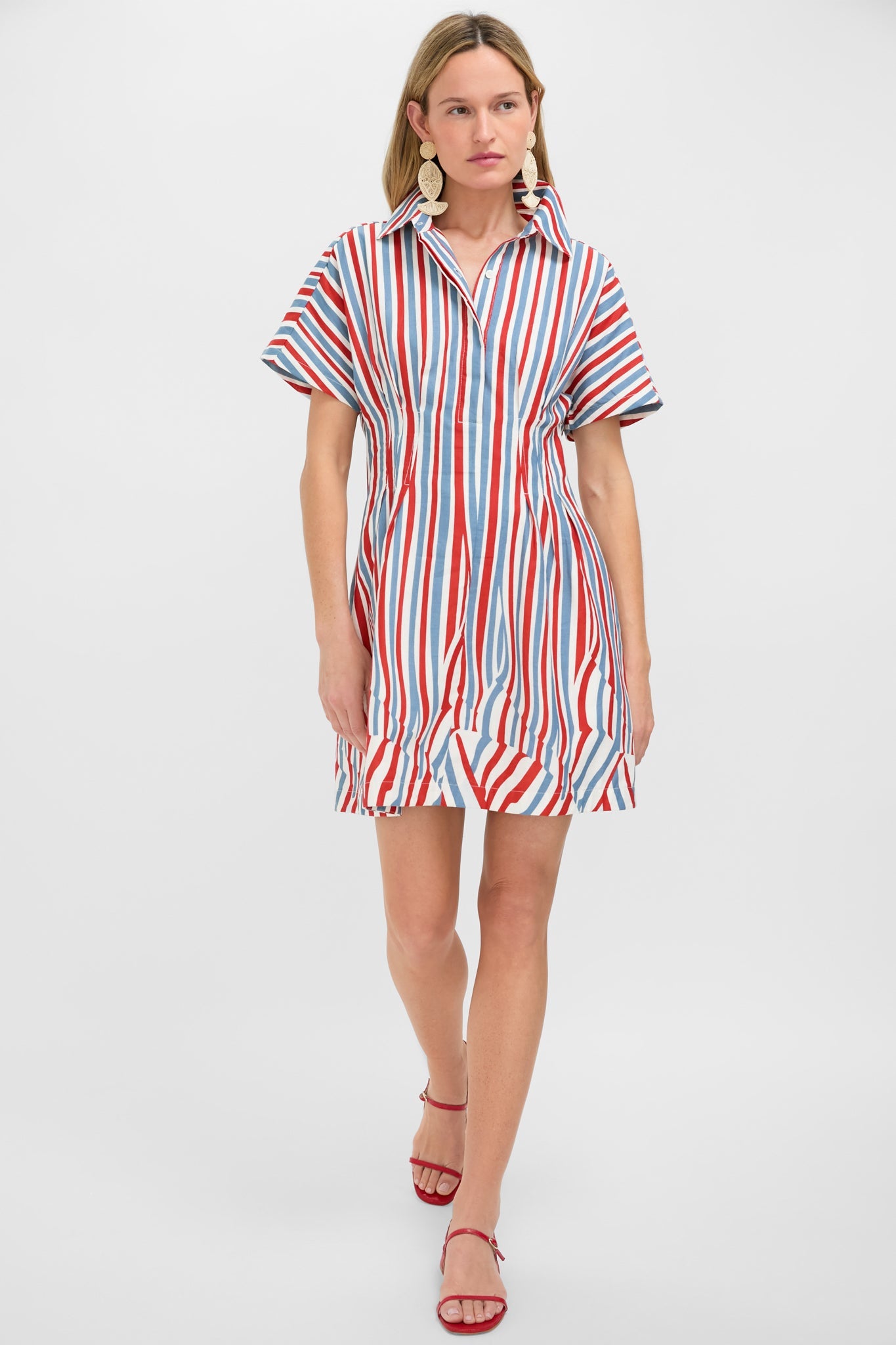 Americana Stripe Mini Callie Dress