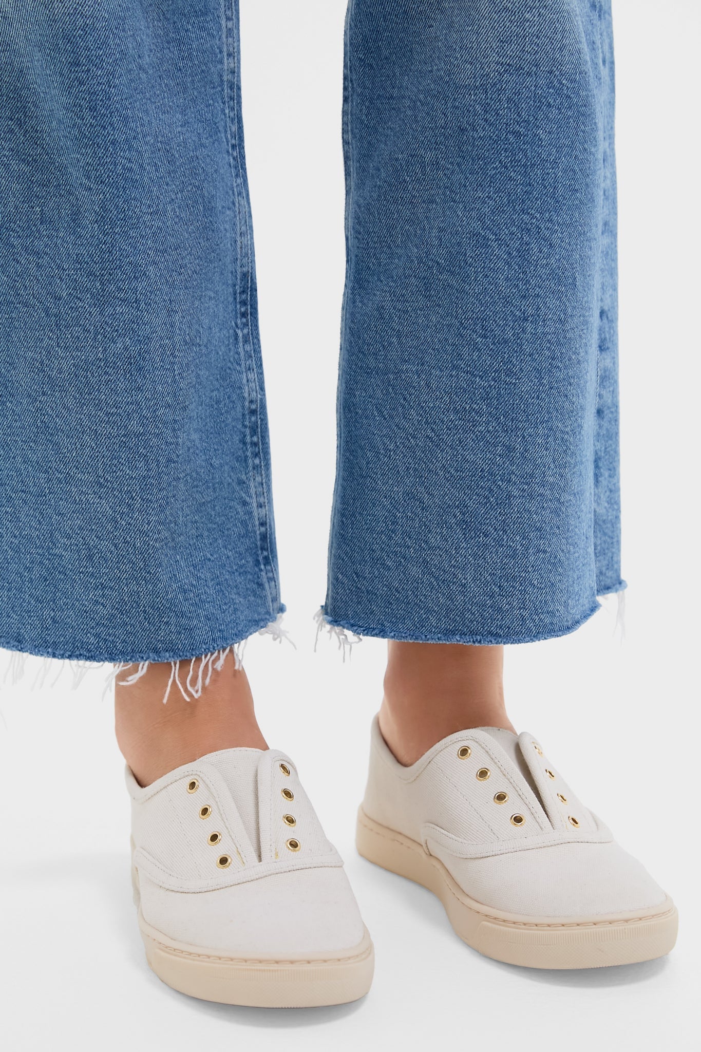 Ivory Canvas Bea Sneakers