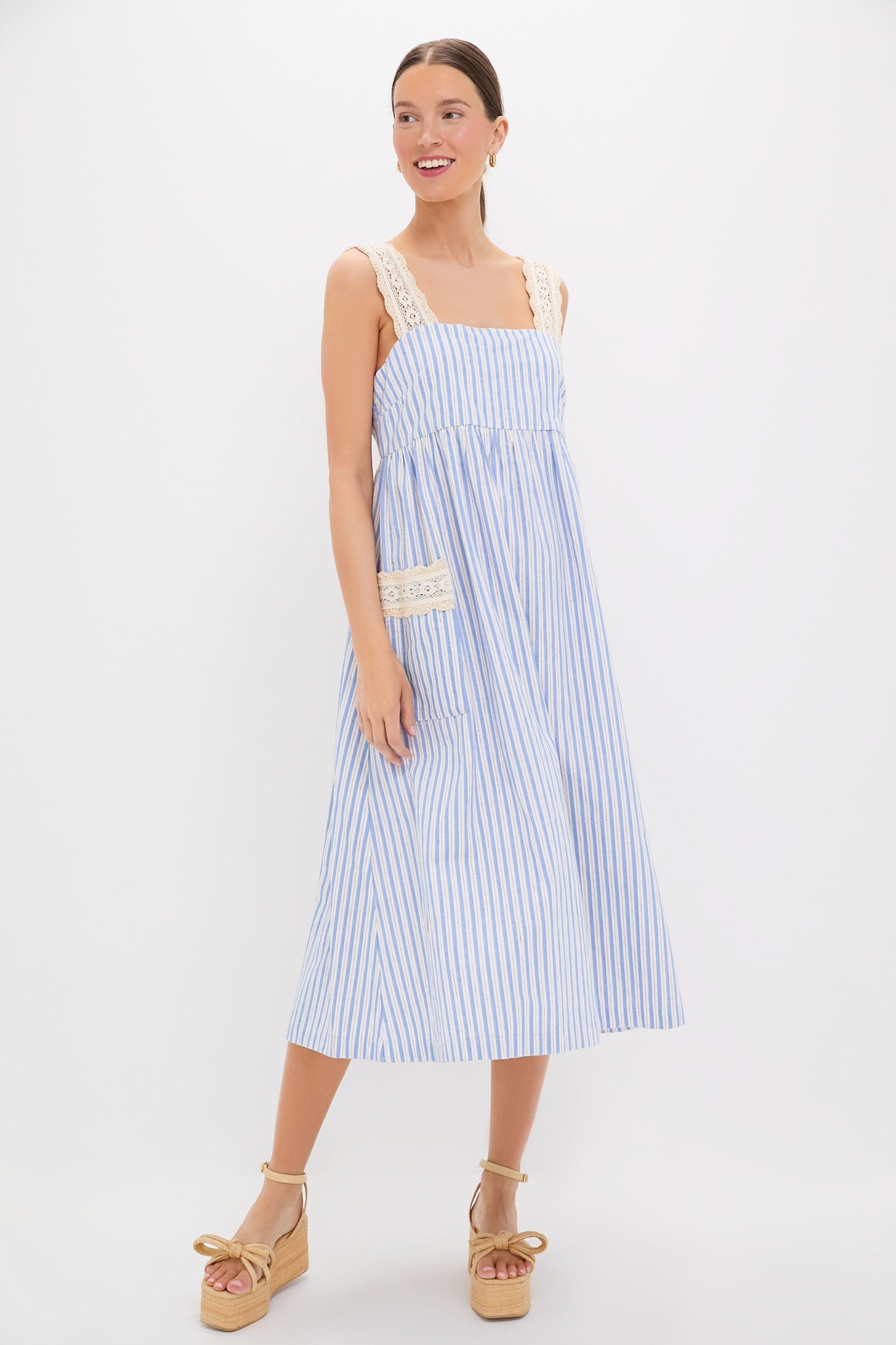 Blue Stripe Harbour Dress