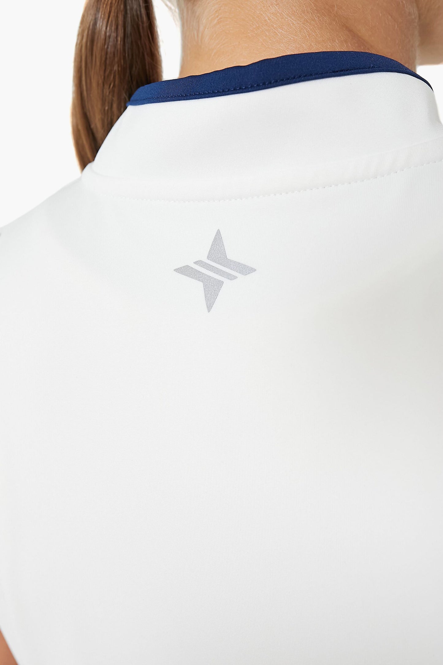 White and Navy Emma Tennis Dress