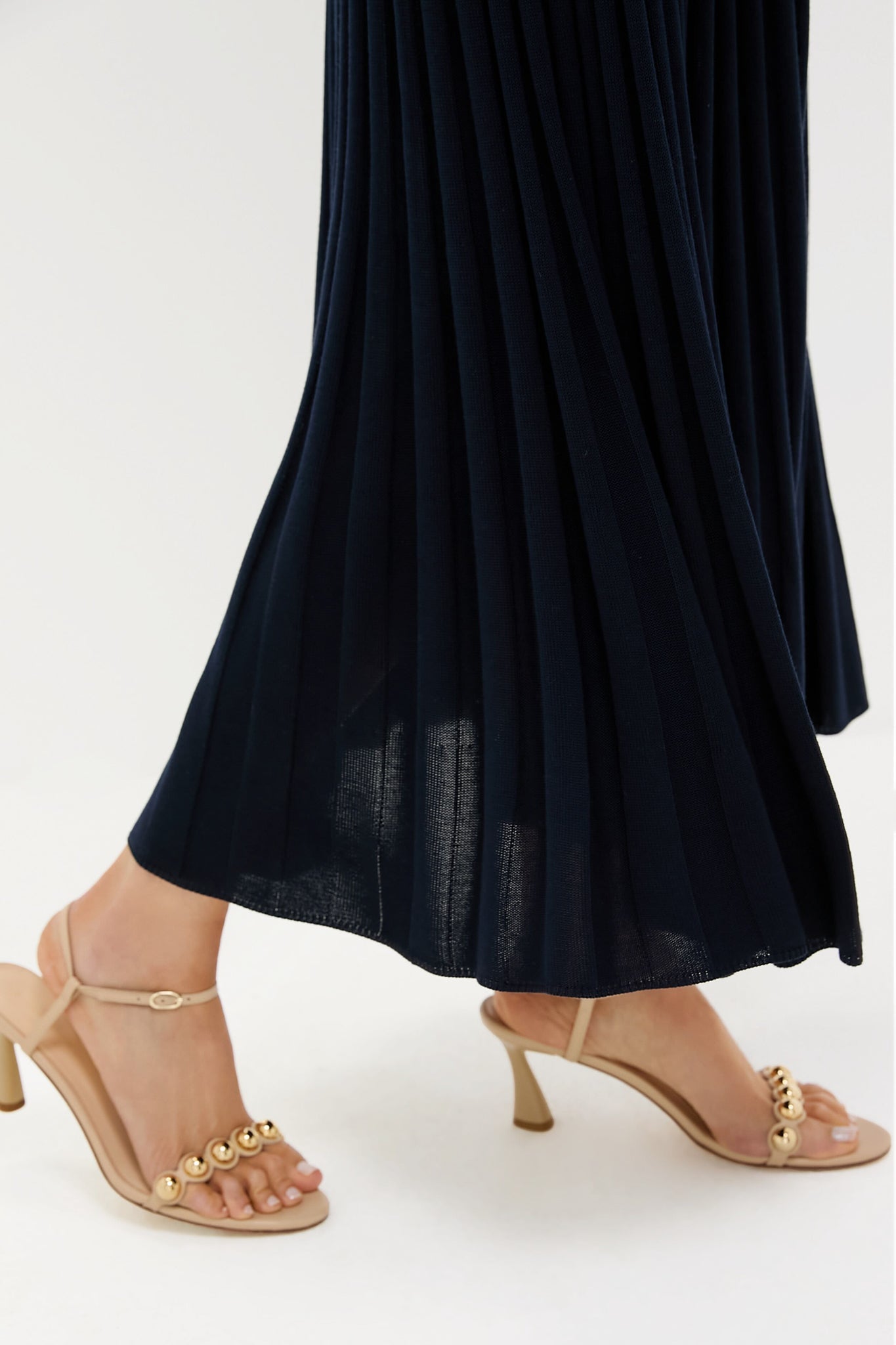 Navy Knit Kenley Skirt