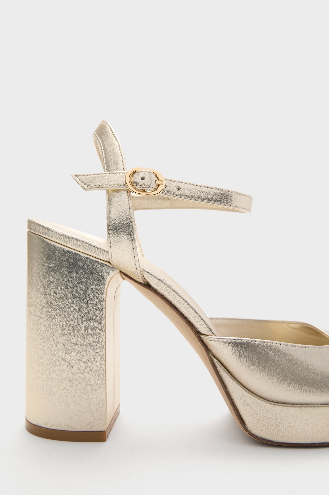 Light Gold Dayna II Platform Heels