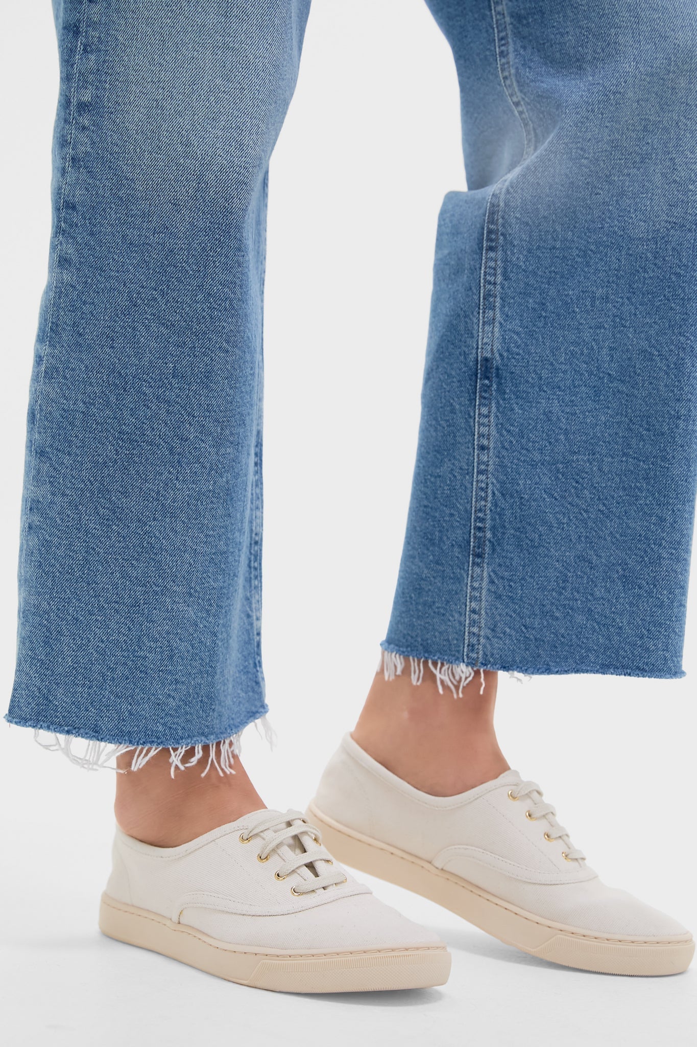 Ivory Canvas Bea Sneakers