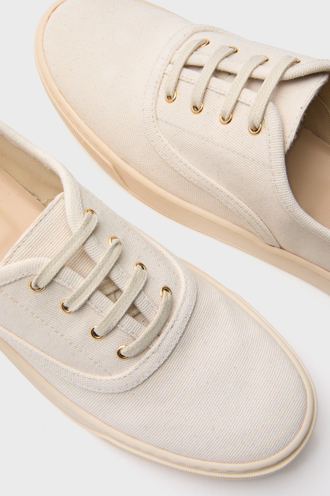 Ivory Canvas Bea Sneakers