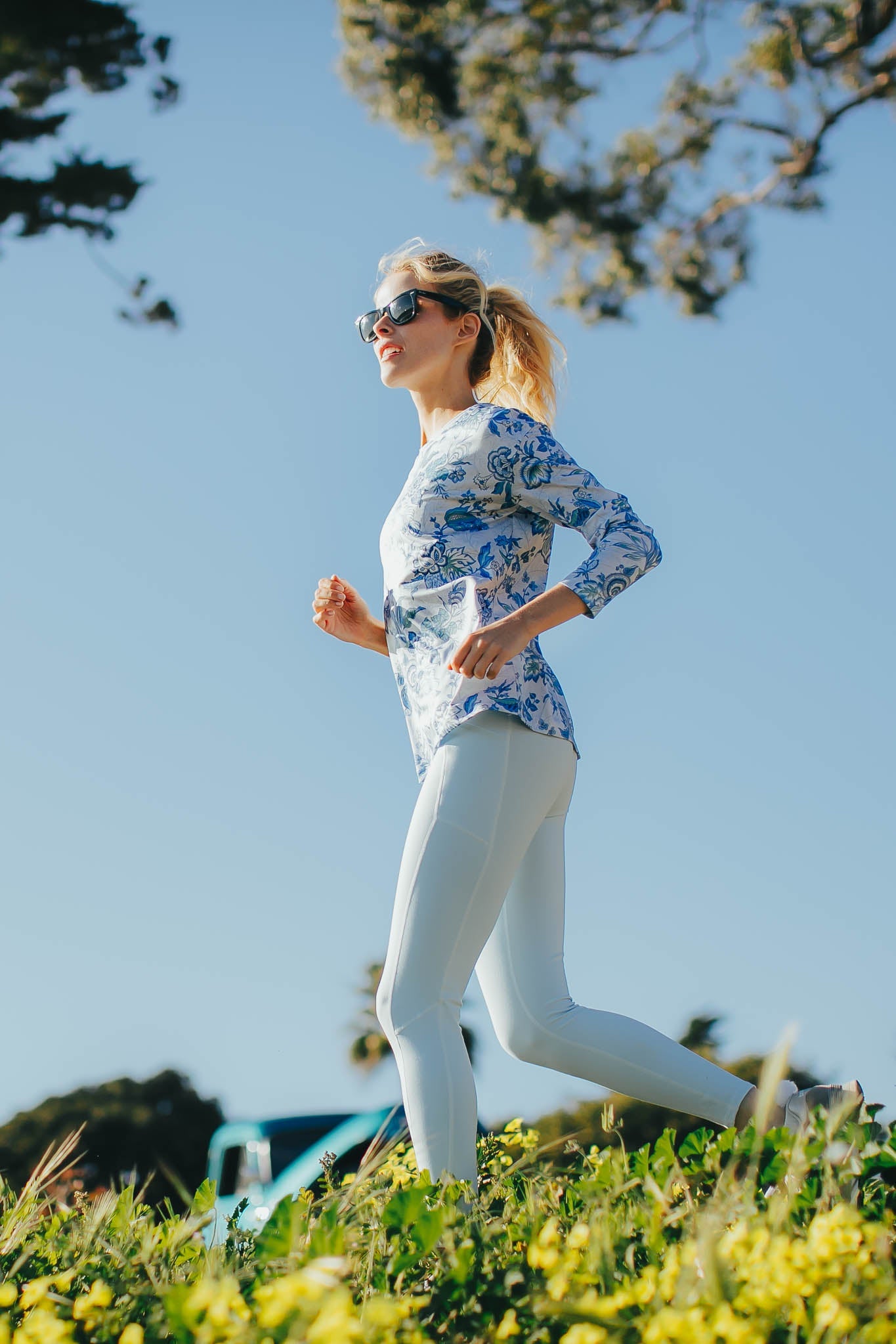 Heirloom Floral Long Sleeve Ryan Boyfriend Tee