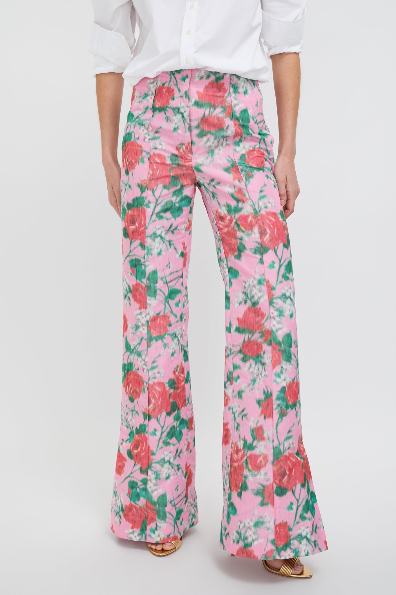 Rose Morgan Taffeta Trousers