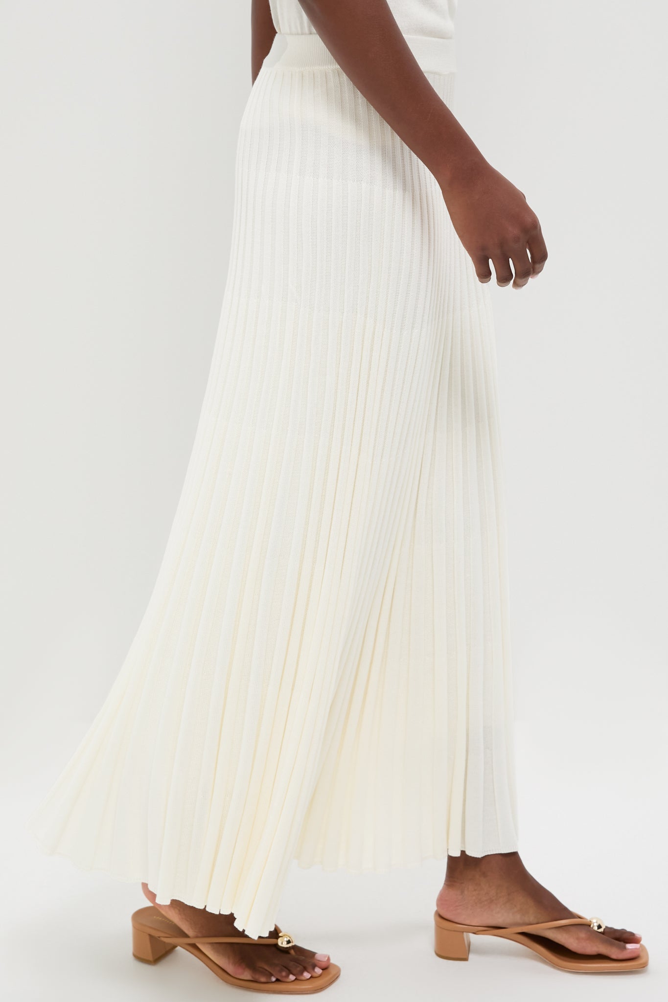 Ivory Knit Kenley Skirt