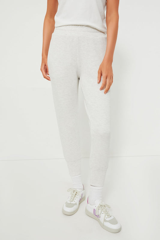 Ivory Marl The Slim Cuff Pant 25