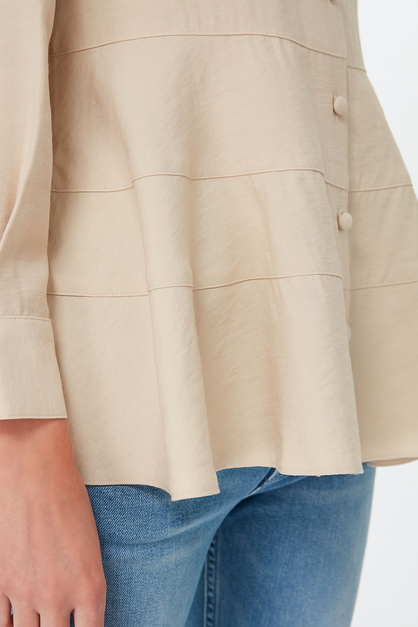 Tan Ashlen Blouse