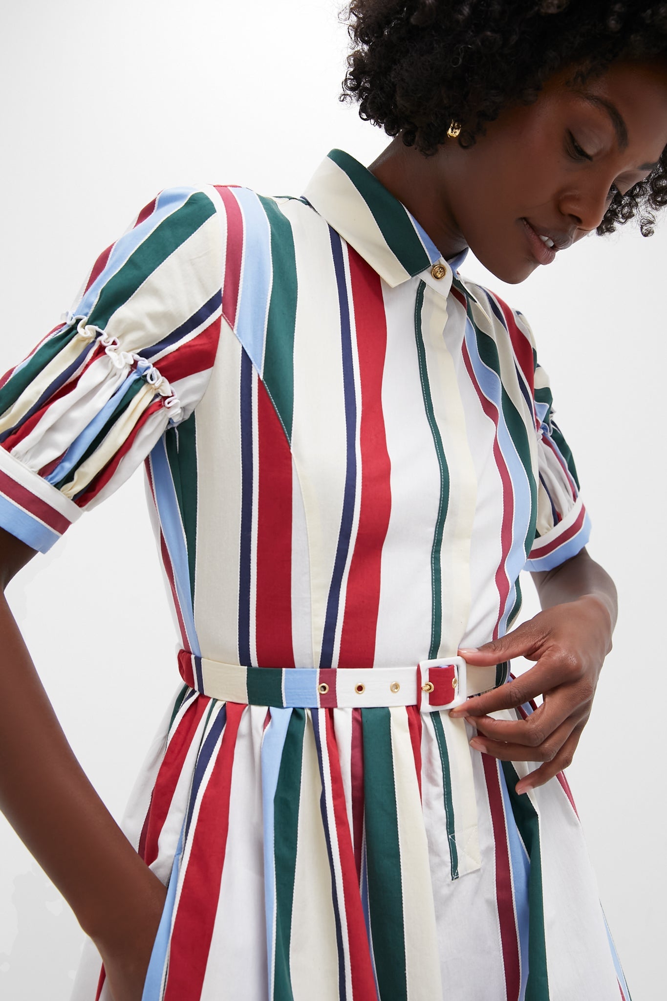 Stripes Jacquard Libertine Dress