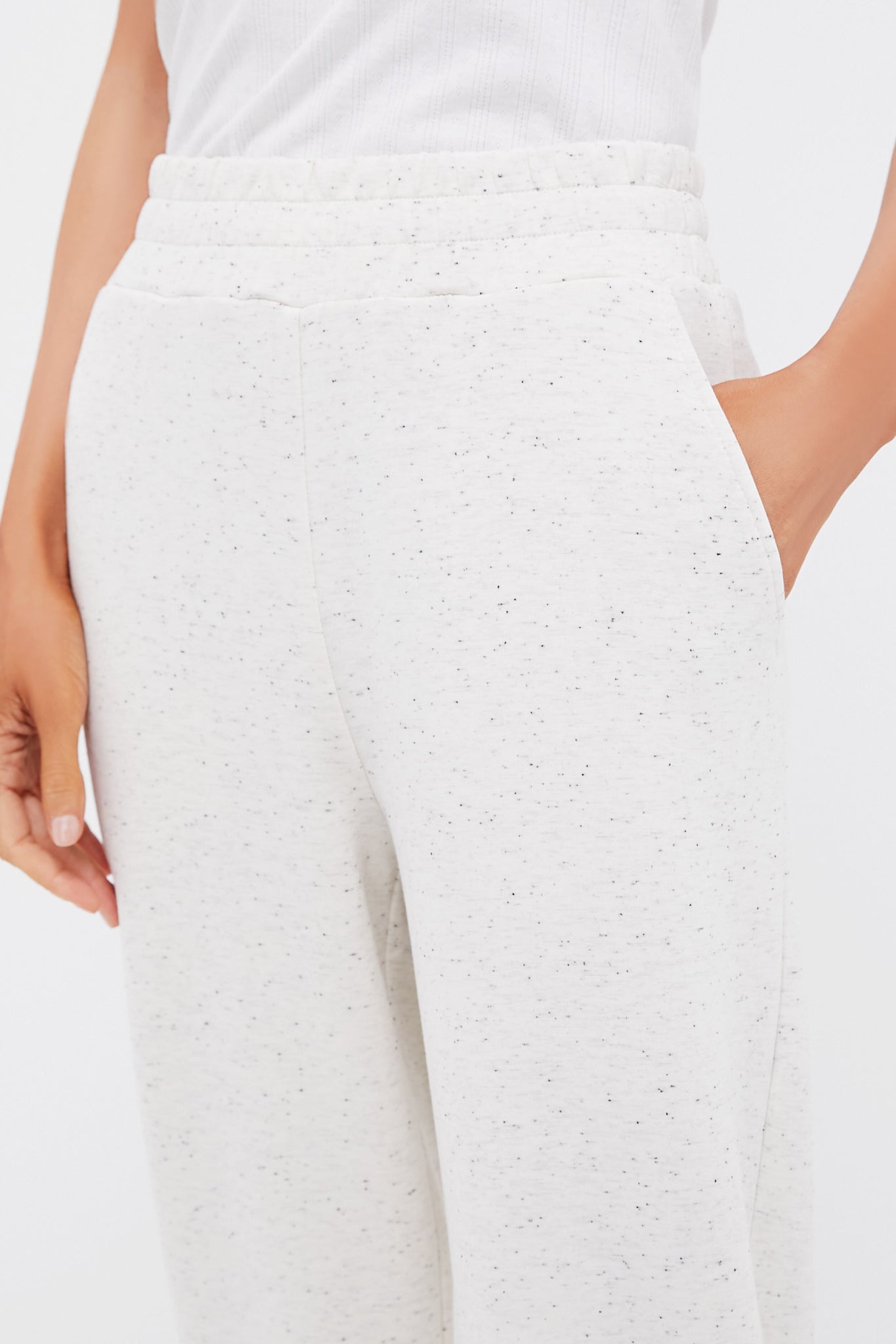 Ivory Marl Fleck The Relaxed Pant 25