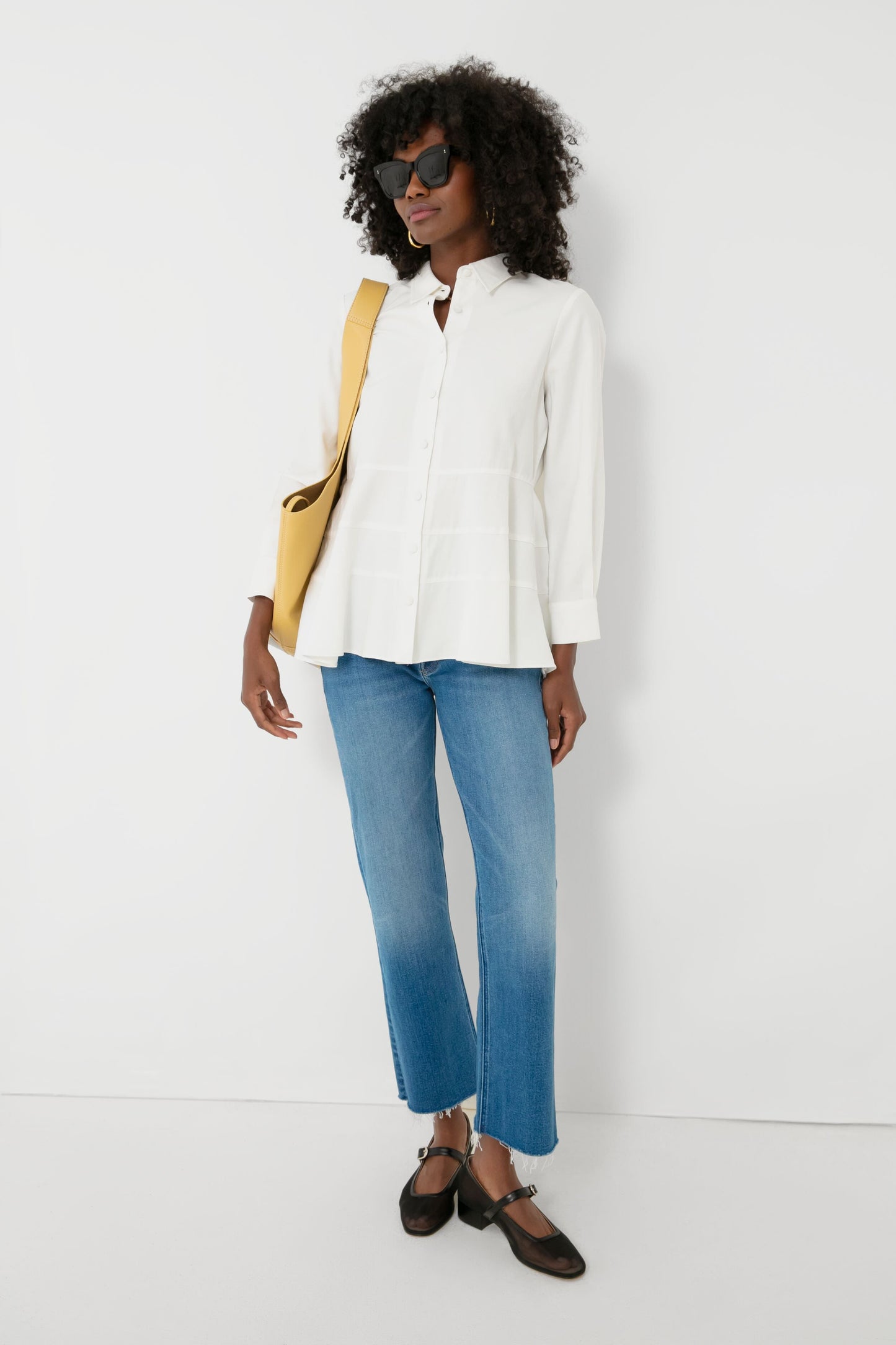 White Ashlen Blouse