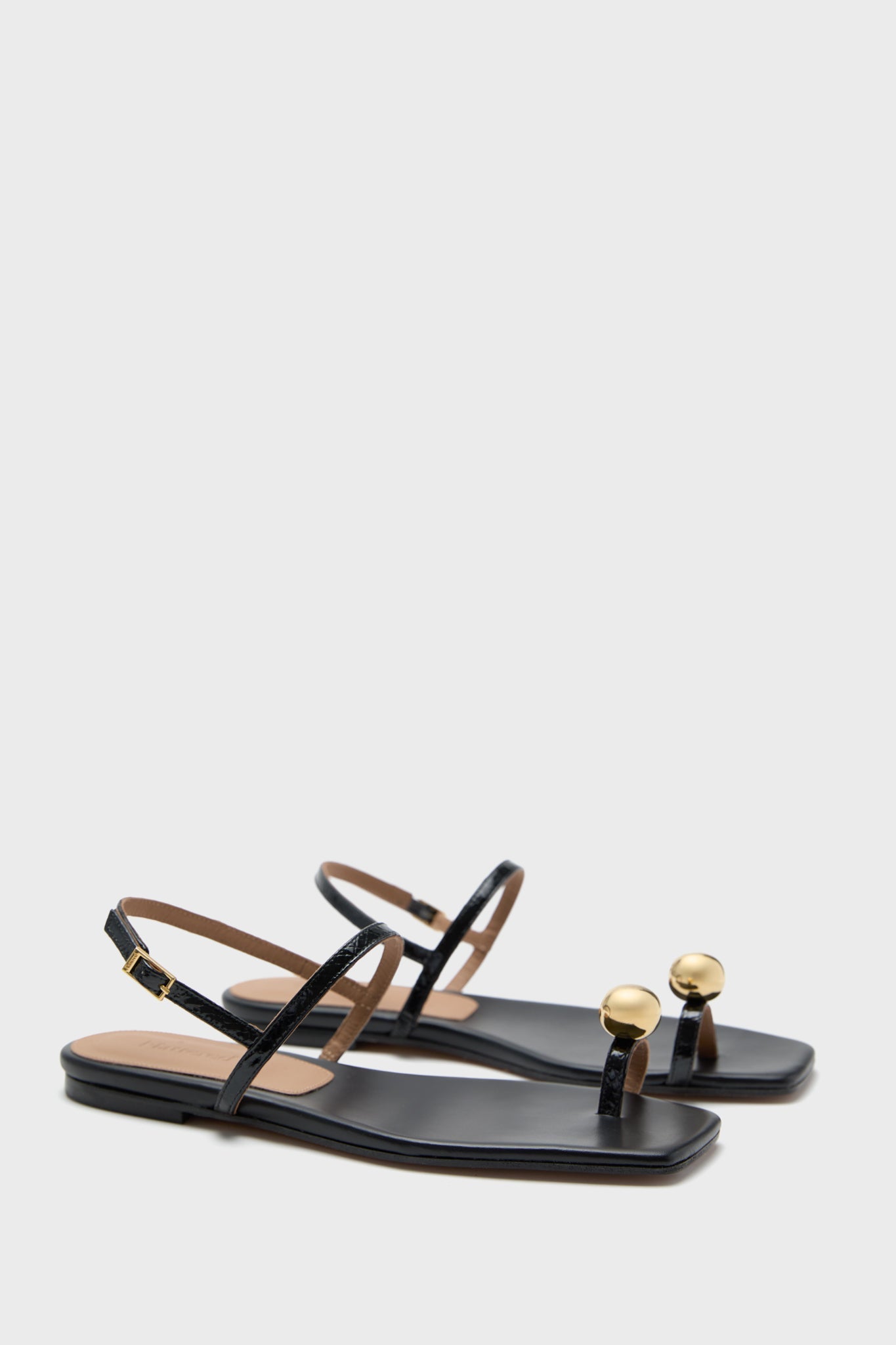 Black Idris Sandals