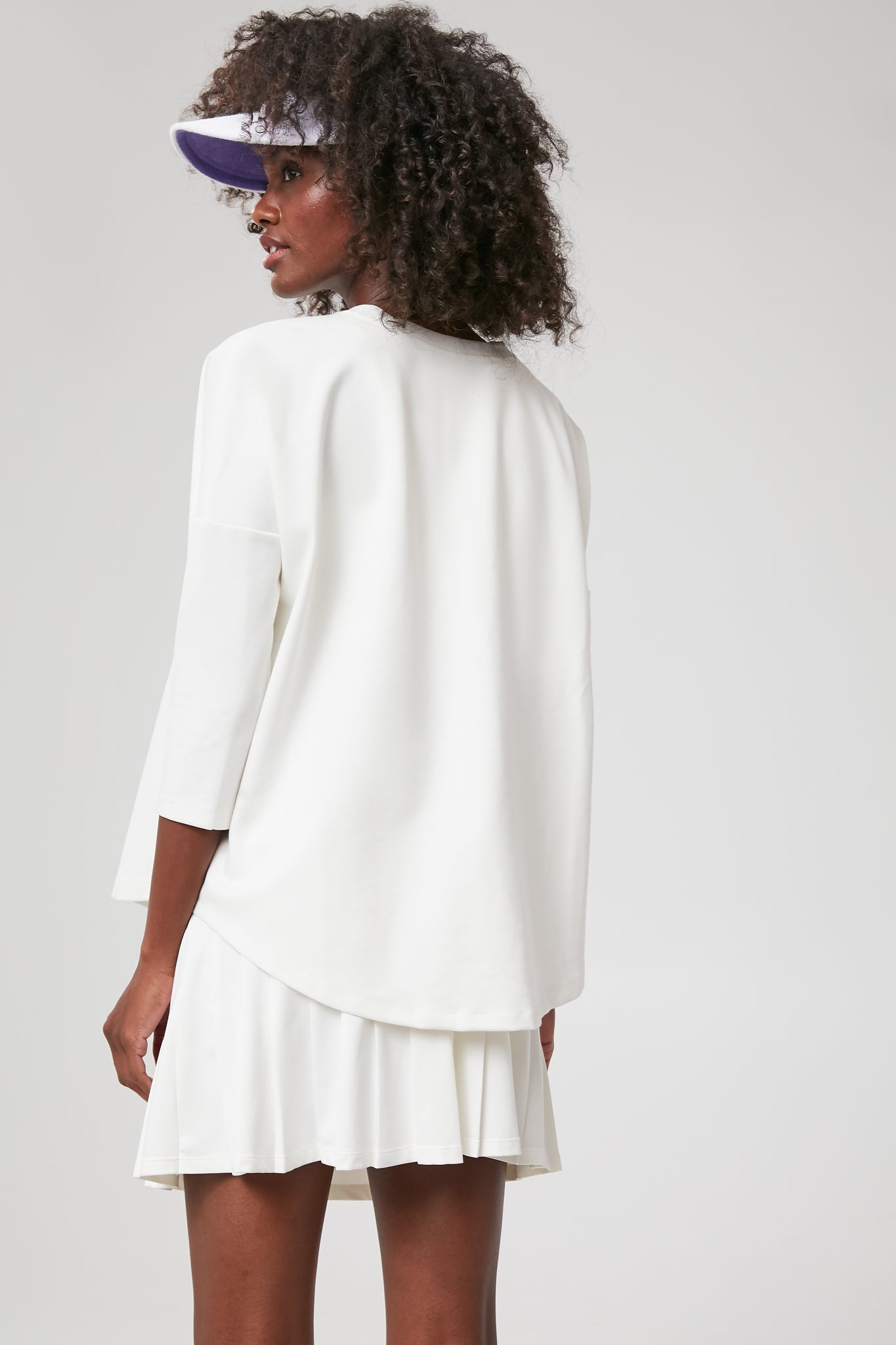 White Ally Swing Sweatshirt