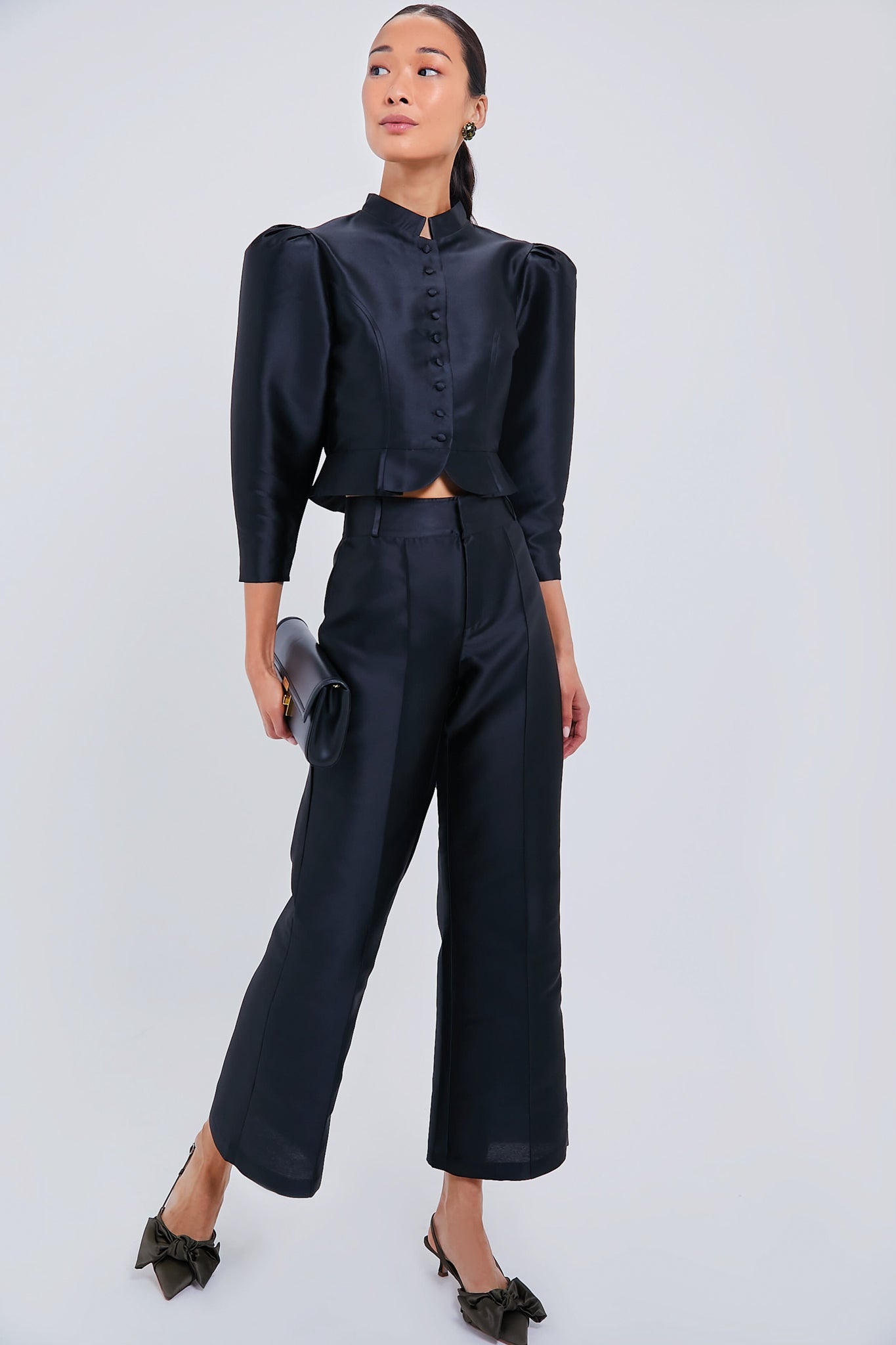 Black Yoshitomo Smart Pants