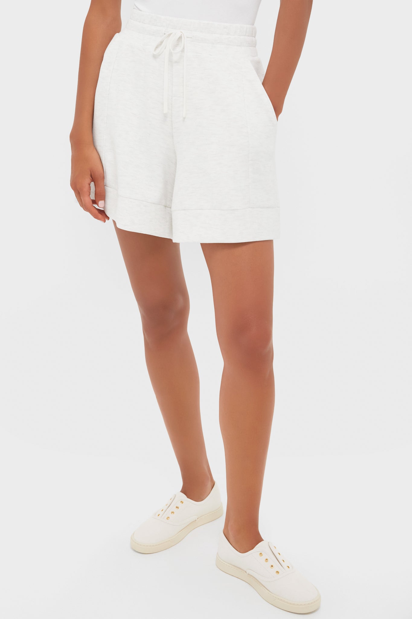 Ivory Marl Alder High Rise Short