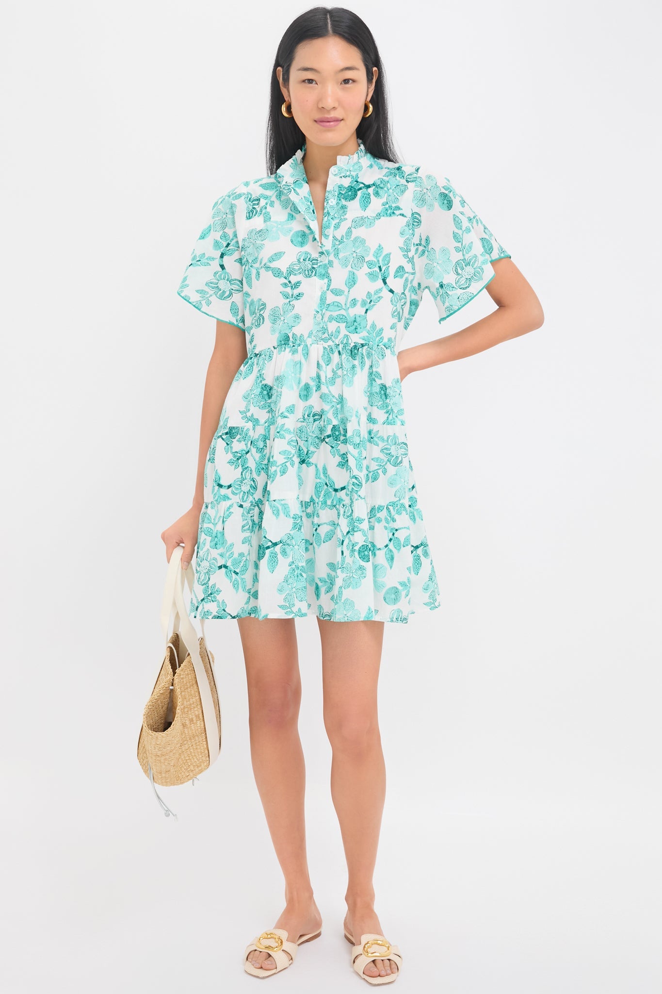 Aqua Cassis Vibeka Short Dress