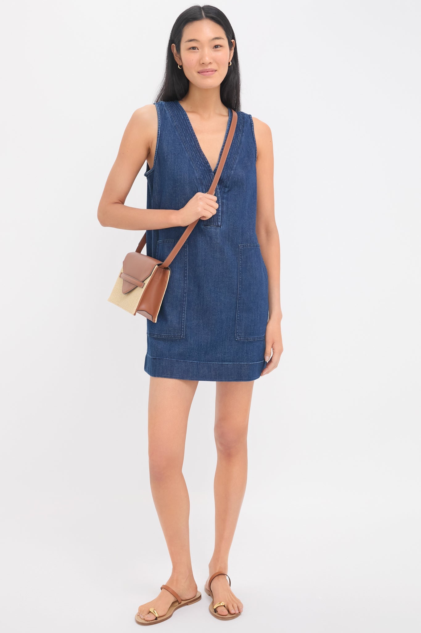 Dusk Dive Wash Azure Dress