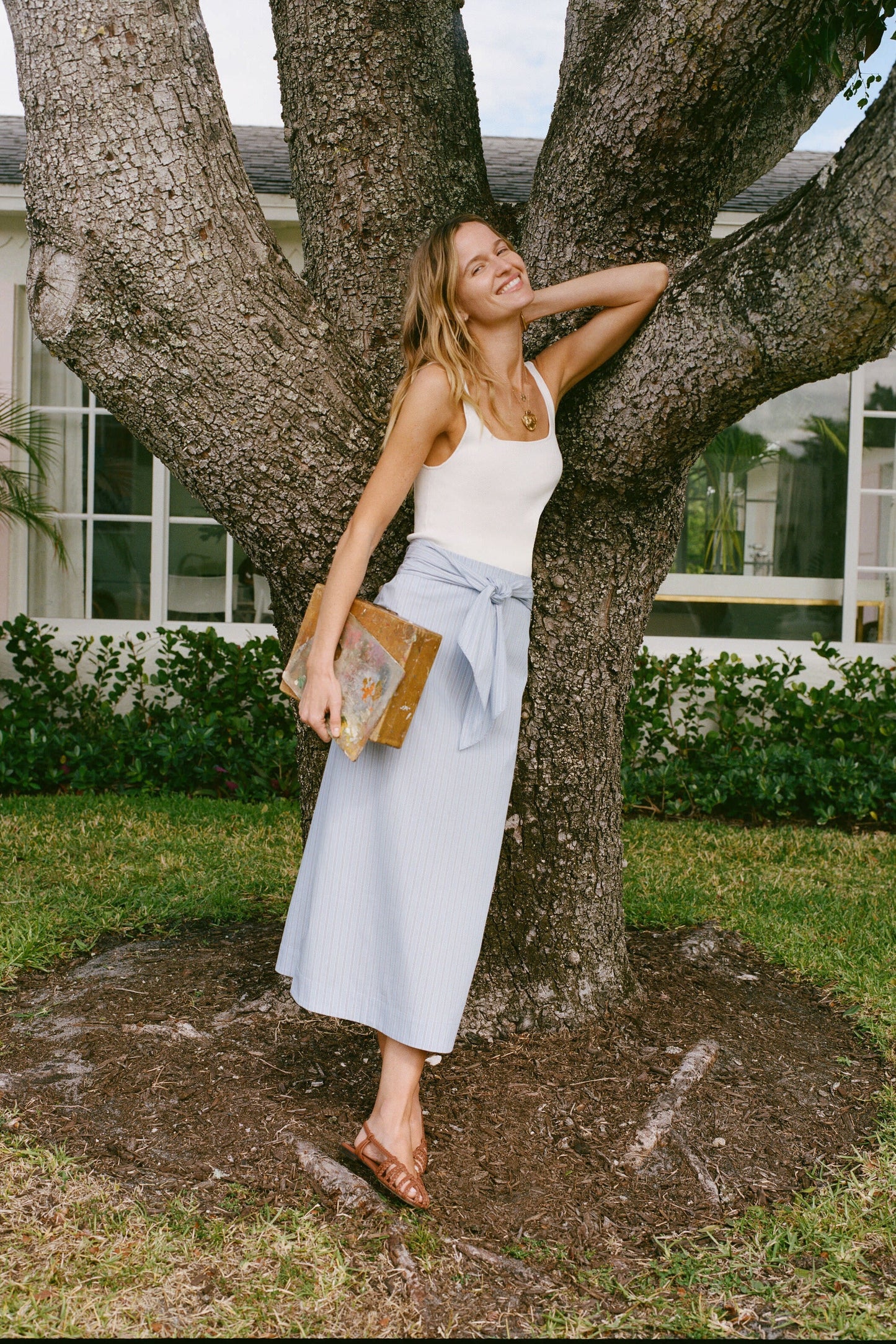 Cognac Anabel Sandals