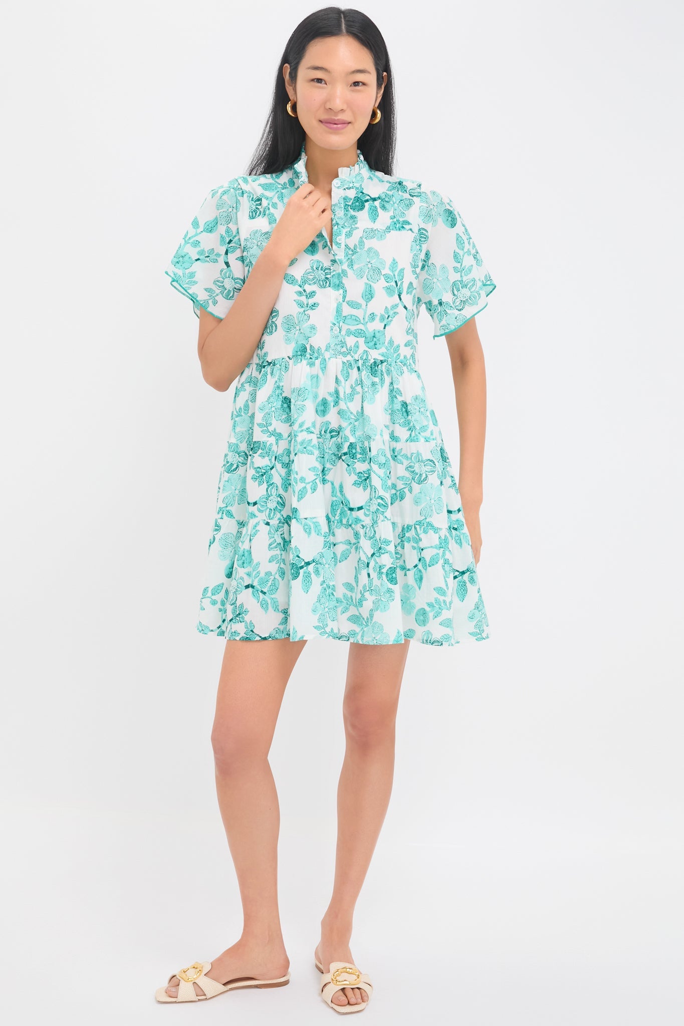Aqua Cassis Vibeka Short Dress