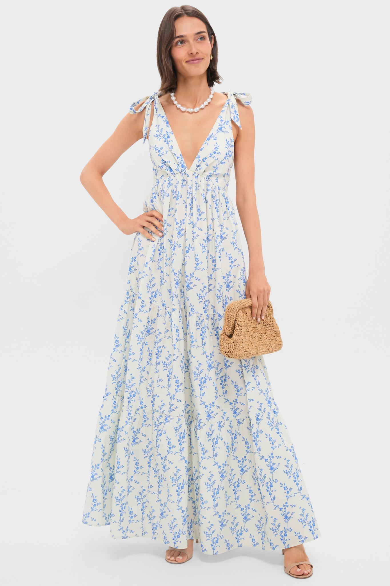 Floral Toile Betsy Dress