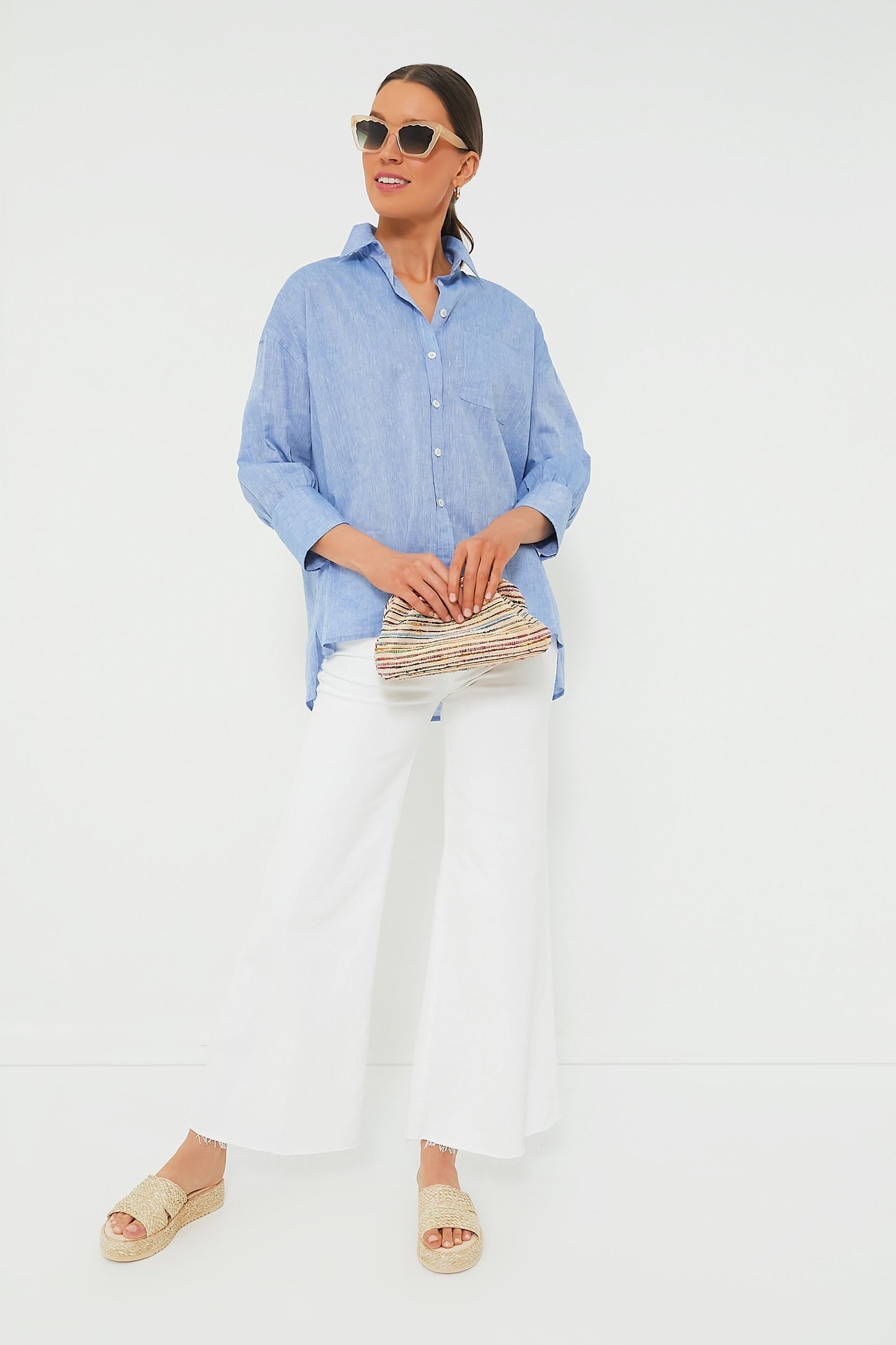 Chambray Adair Boyfriend Shirt