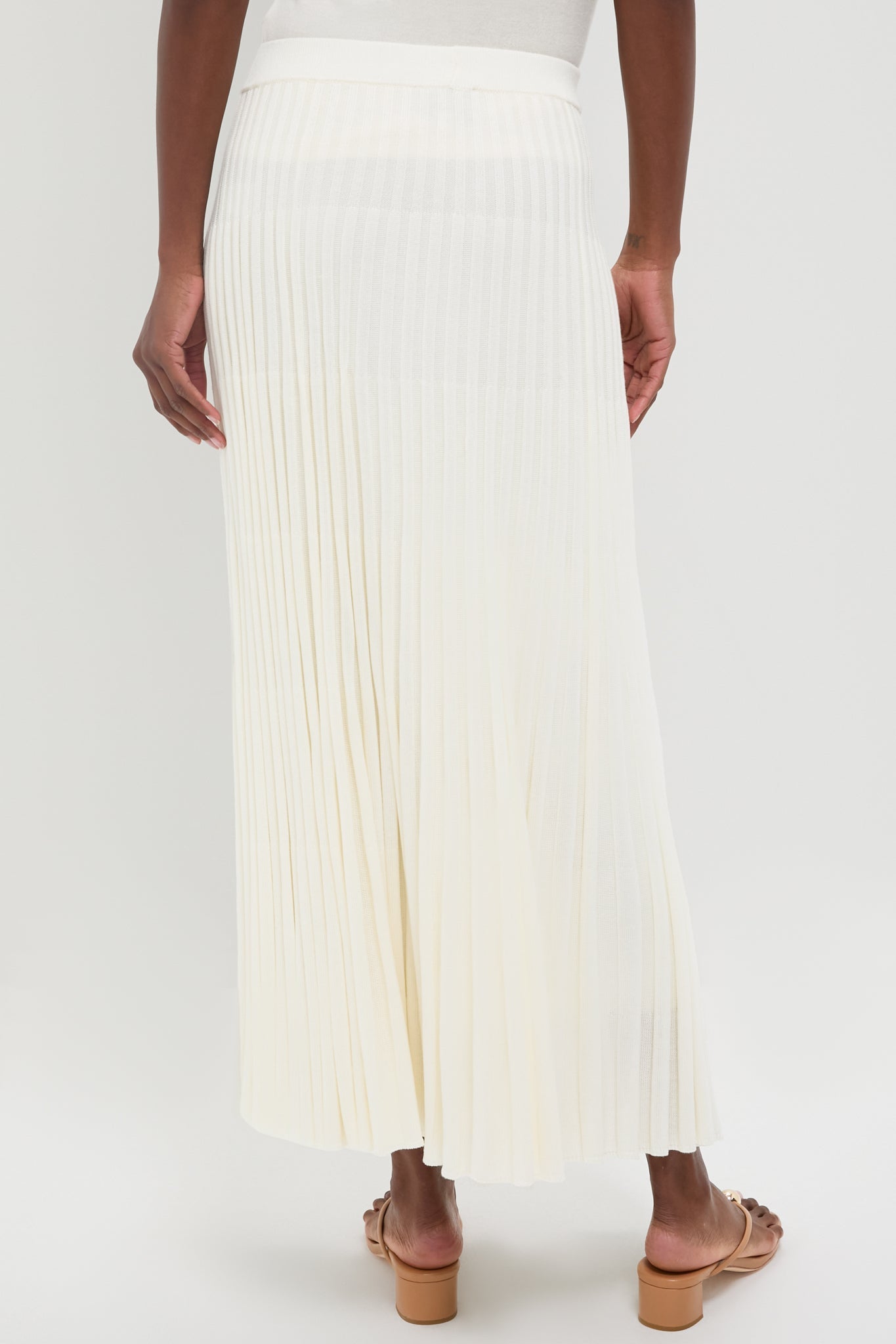 Ivory Knit Kenley Skirt