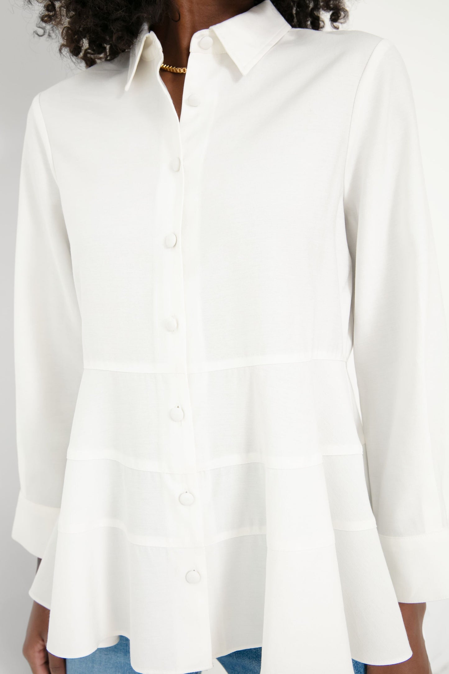 White Ashlen Blouse