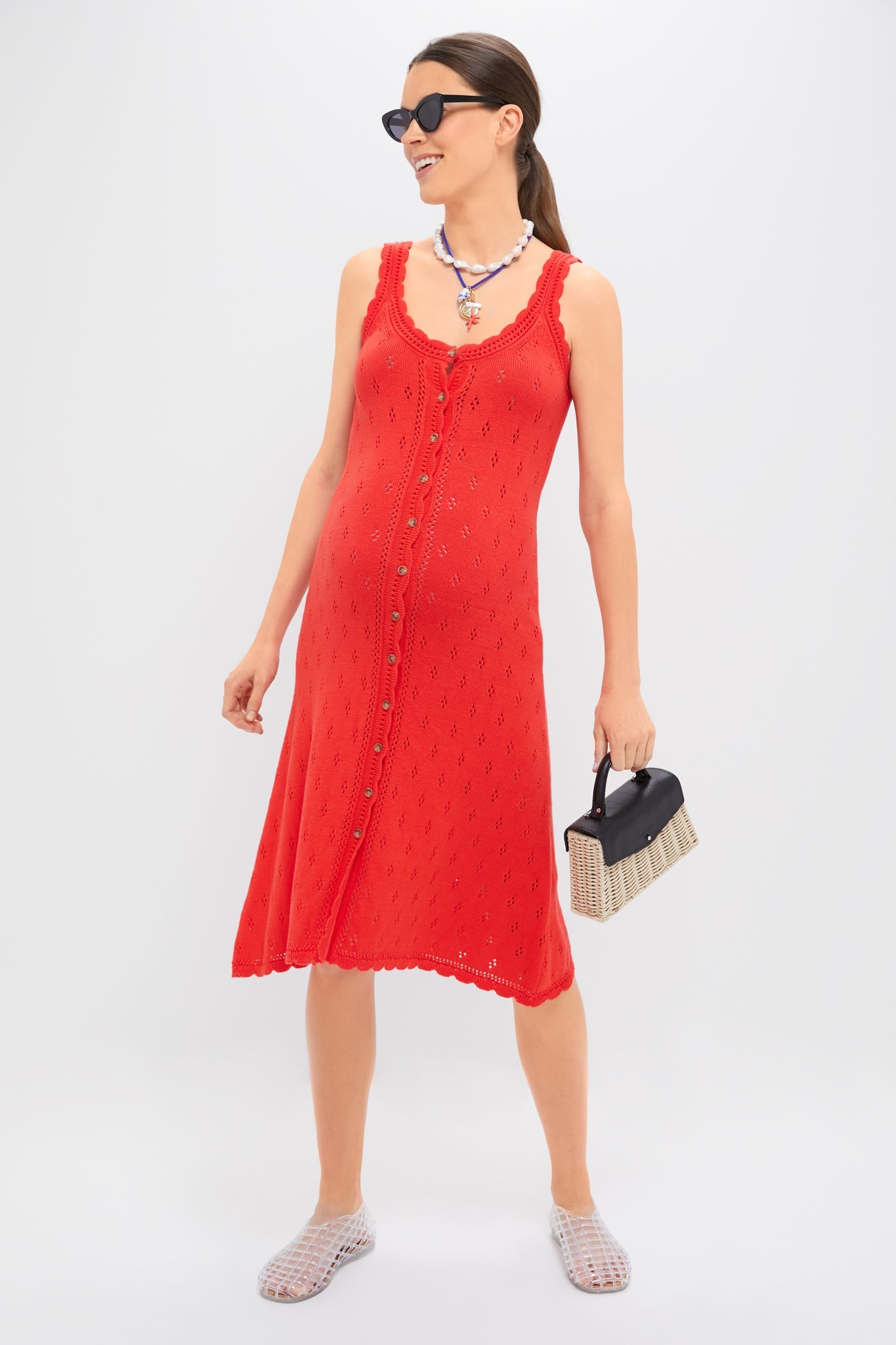 Poppy Eloise Crochet Nursing Tank Dress