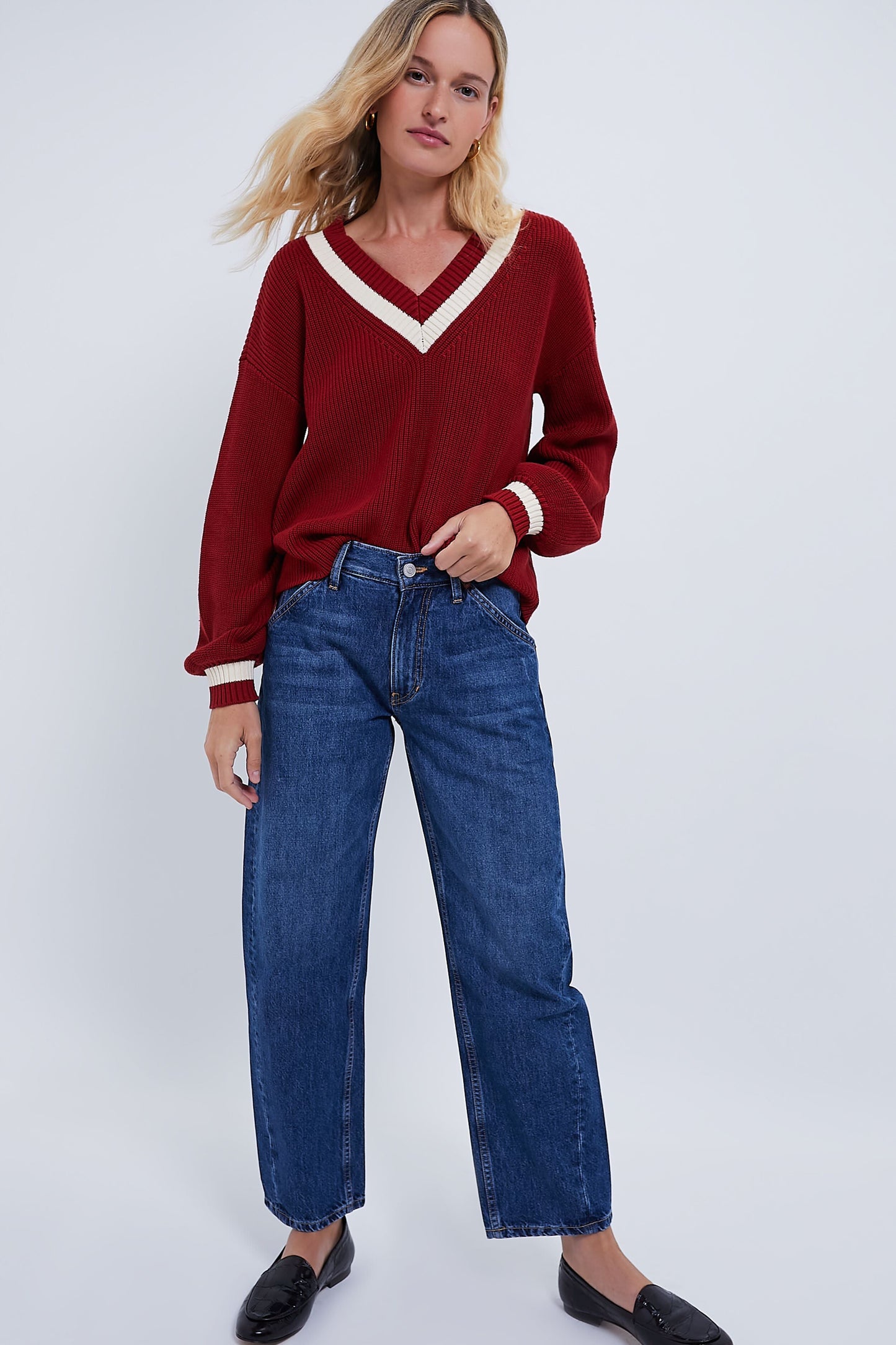 Washed Red Ashe Sweater